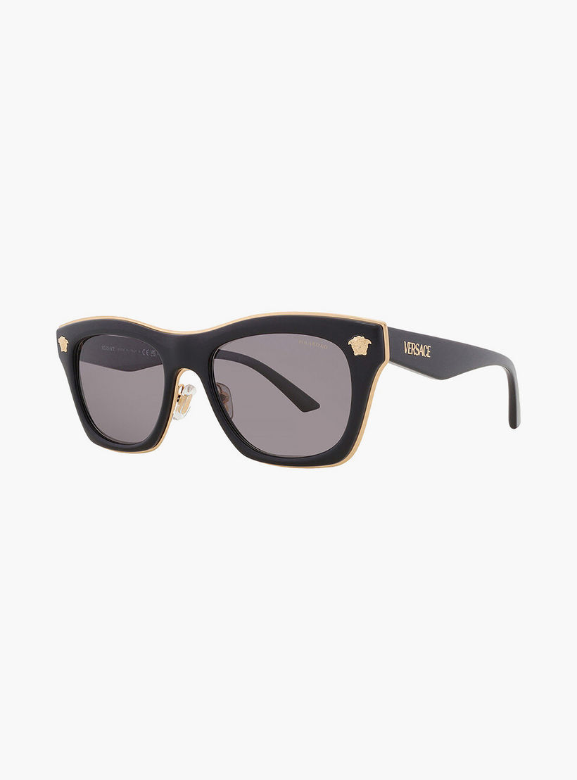 Versace Unisex Square Polorized Grey Sunglasses | 2272-men-sunglasses-image-2