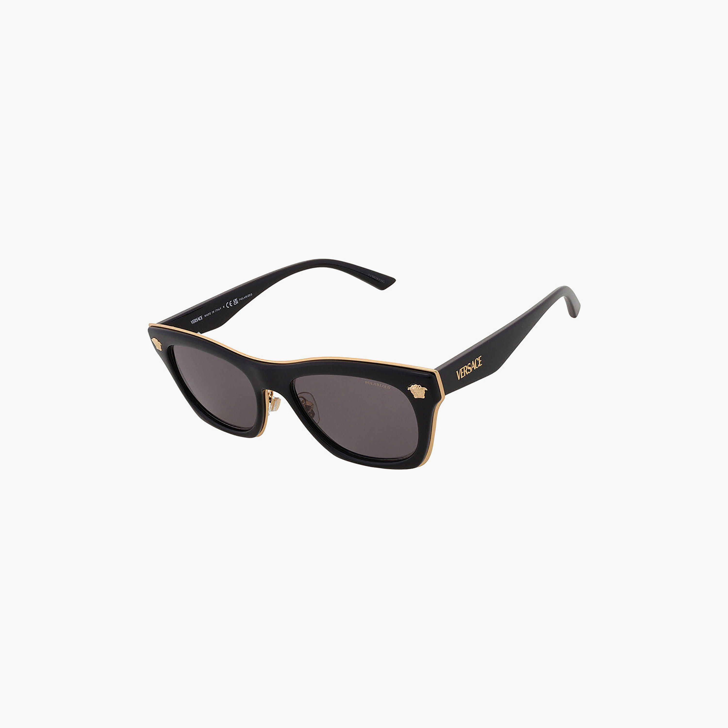 Versace Unisex Square Polorized Grey Sunglasses | 2272-men-sunglasses-image-3