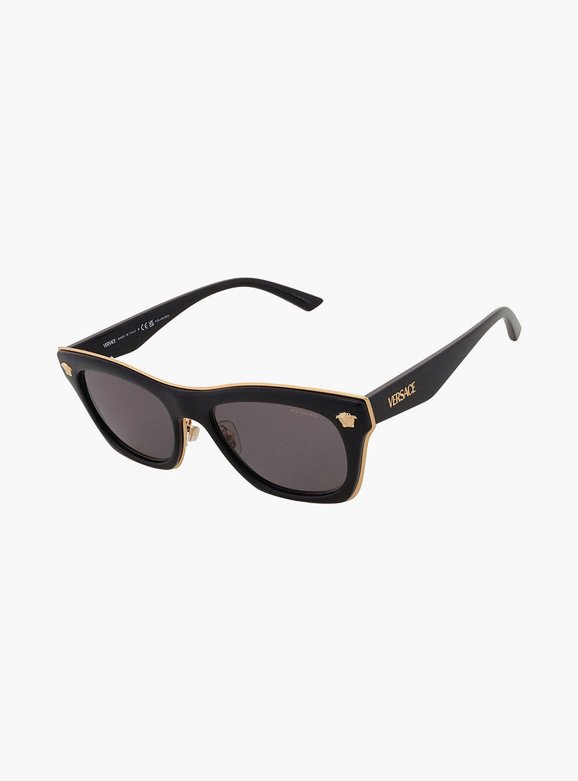 Versace Unisex Square Polorized Grey Sunglasses | 2272-men-sunglasses-image-3