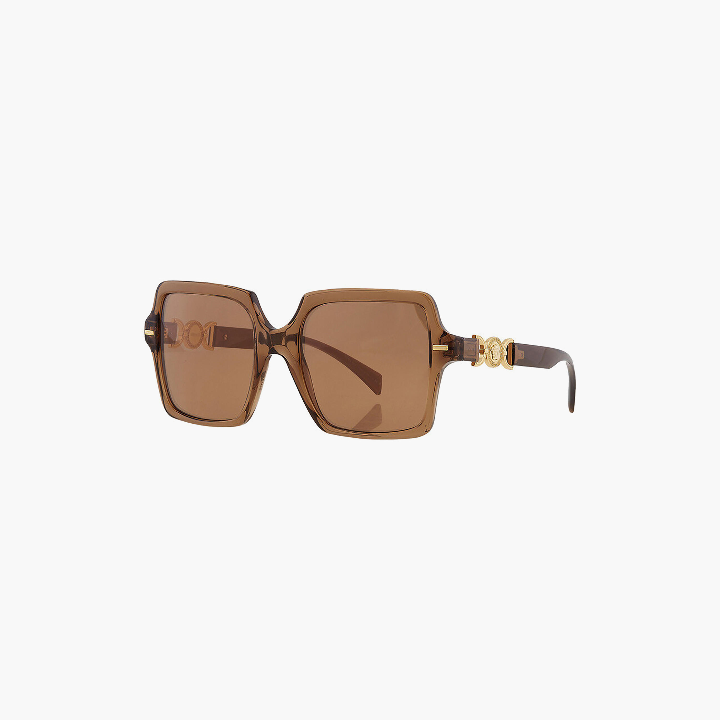 Versace Unisex Square Brown Sunglasses | 4441-men-sunglasses-image-2