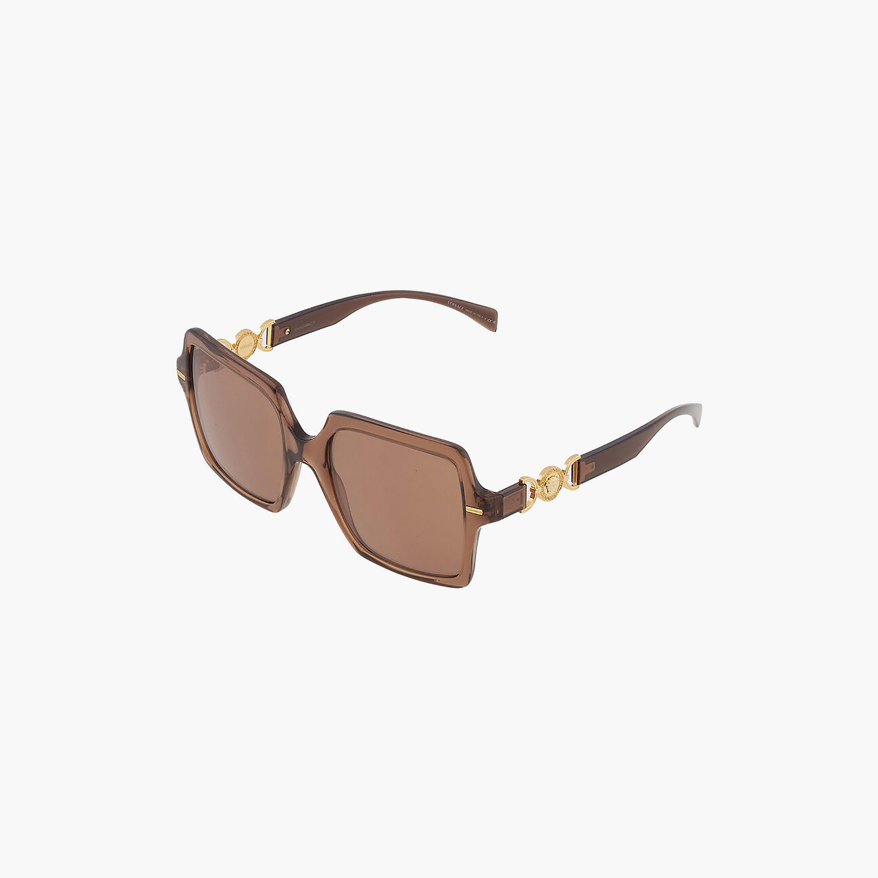 Versace Unisex Square Brown Sunglasses | 4441-men-sunglasses-image-3