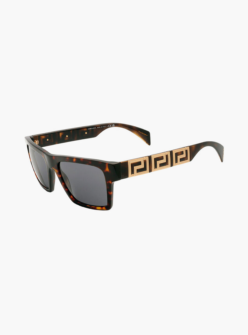 Versace Unisex Rectangle Grey Sunglasses | 4445-men-sunglasses-image-3