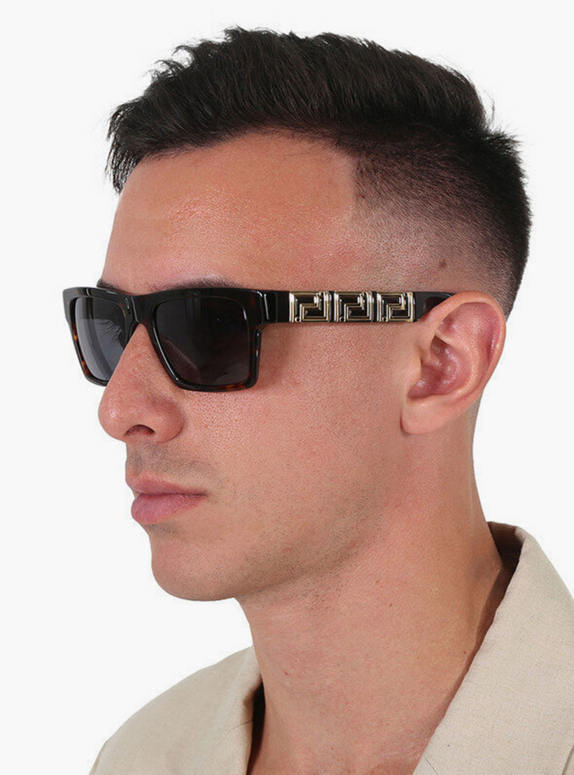Versace Unisex Rectangle Grey Sunglasses | 4445-men-sunglasses-image-5