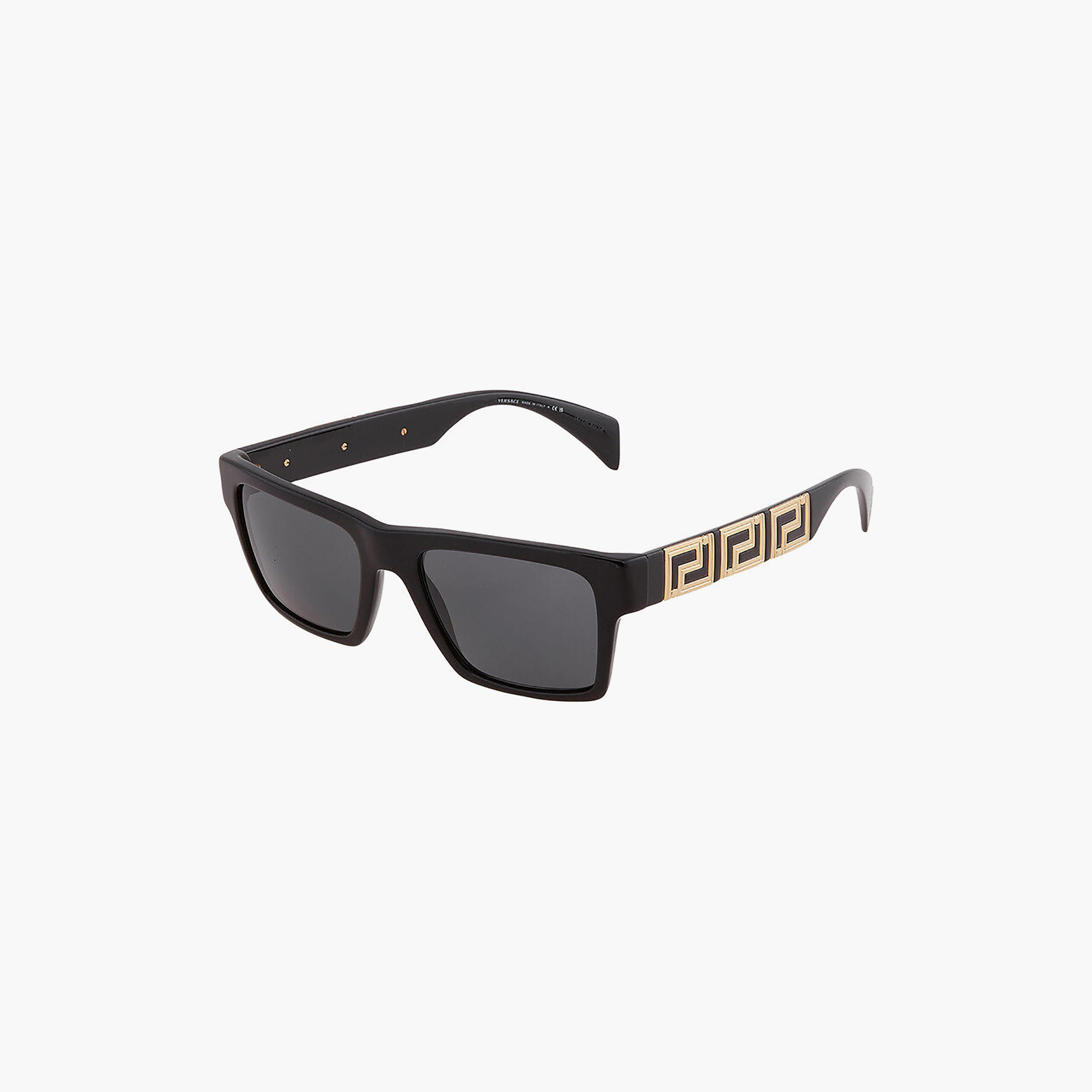 Versace Unisex Rectangle Grey Sunglasses | 4445-men-sunglasses-image-3
