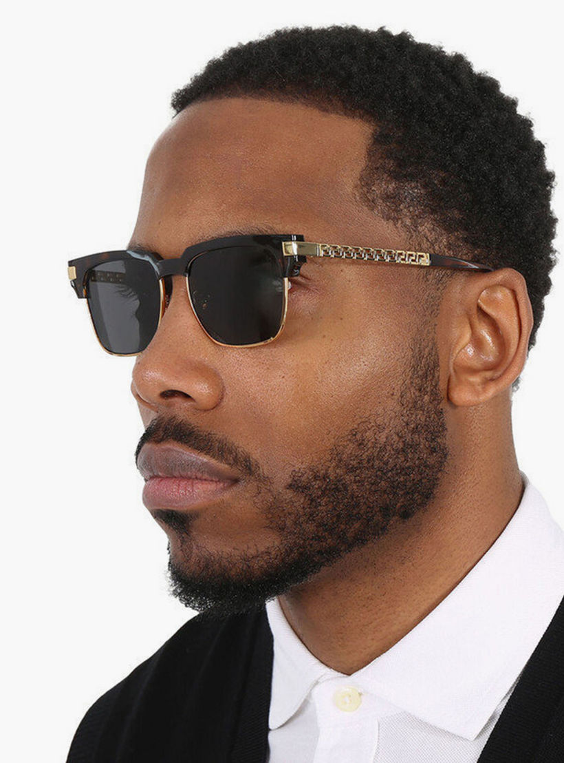 Versace Men Rectangle Grey Sunglasses | 4447-men-sunglasses-image-6