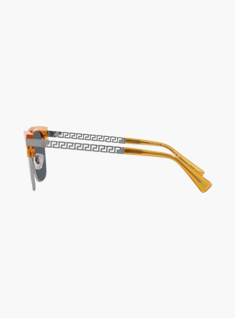 Versace Men Clubmaster Grey Sunglasses | 4447-men-sunglasses-image-2