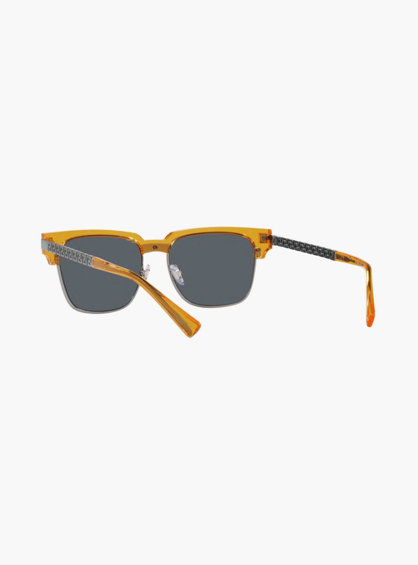 Versace Men Clubmaster Grey Sunglasses | 4447-men-sunglasses-image-3