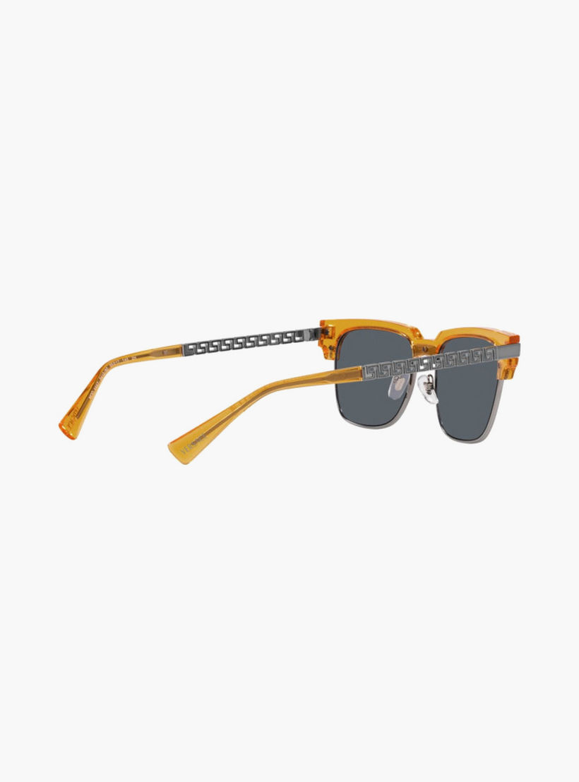 Versace Men Clubmaster Grey Sunglasses | 4447-men-sunglasses-image-4