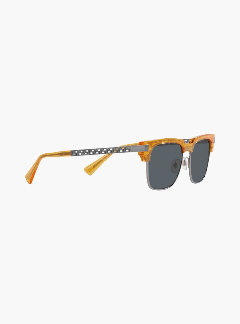 Versace Men Clubmaster Grey Sunglasses | 4447-men-sunglasses-image-5