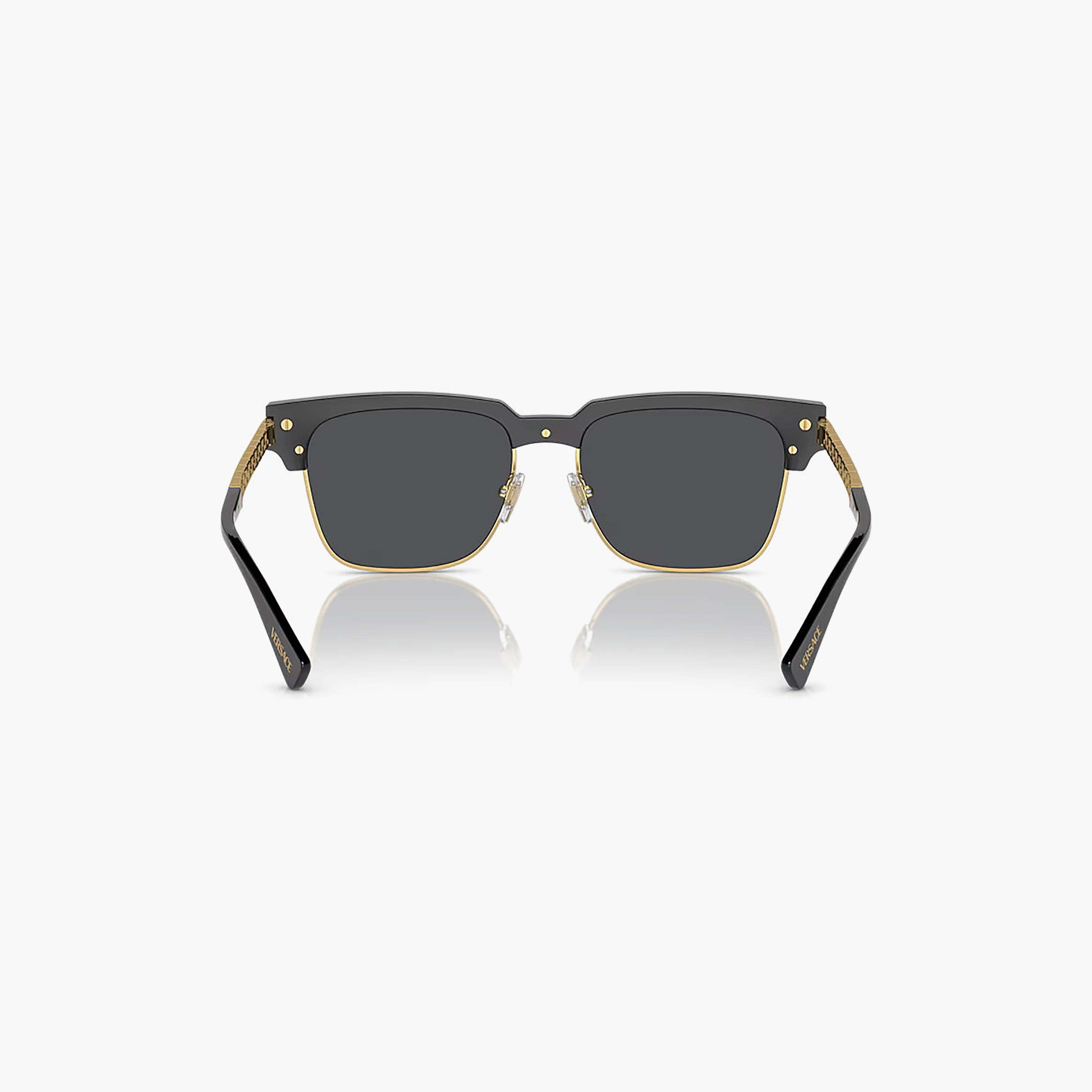 Versace Men Clubmaster Grey Sunglasses | 4447-men-sunglasses-image-4