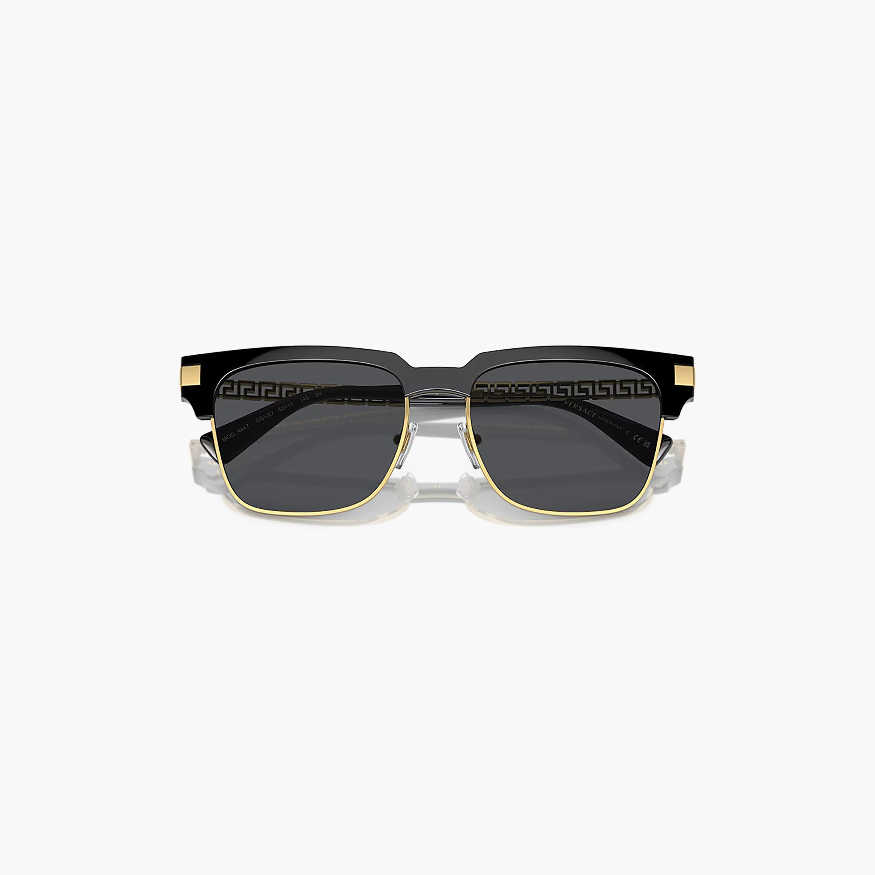 Versace Men Clubmaster Grey Sunglasses | 4447-men-sunglasses-image-5