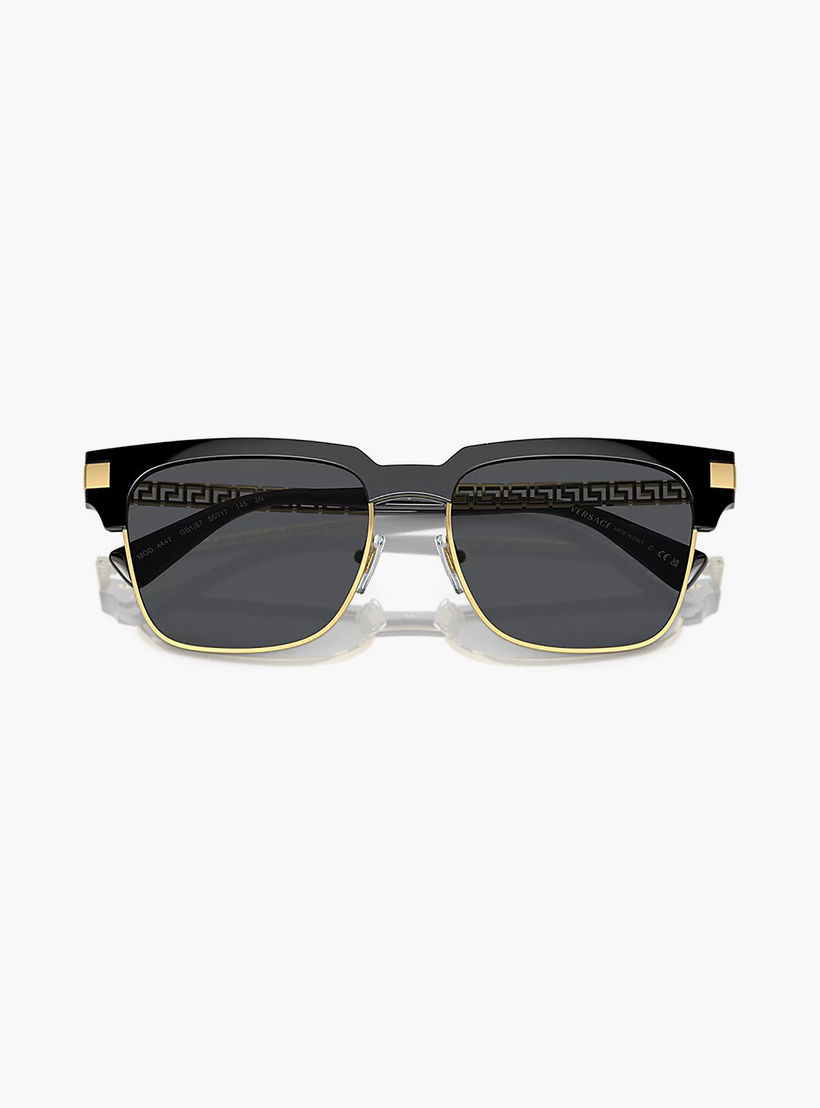 Versace Men Clubmaster Grey Sunglasses | 4447-men-sunglasses-image-5