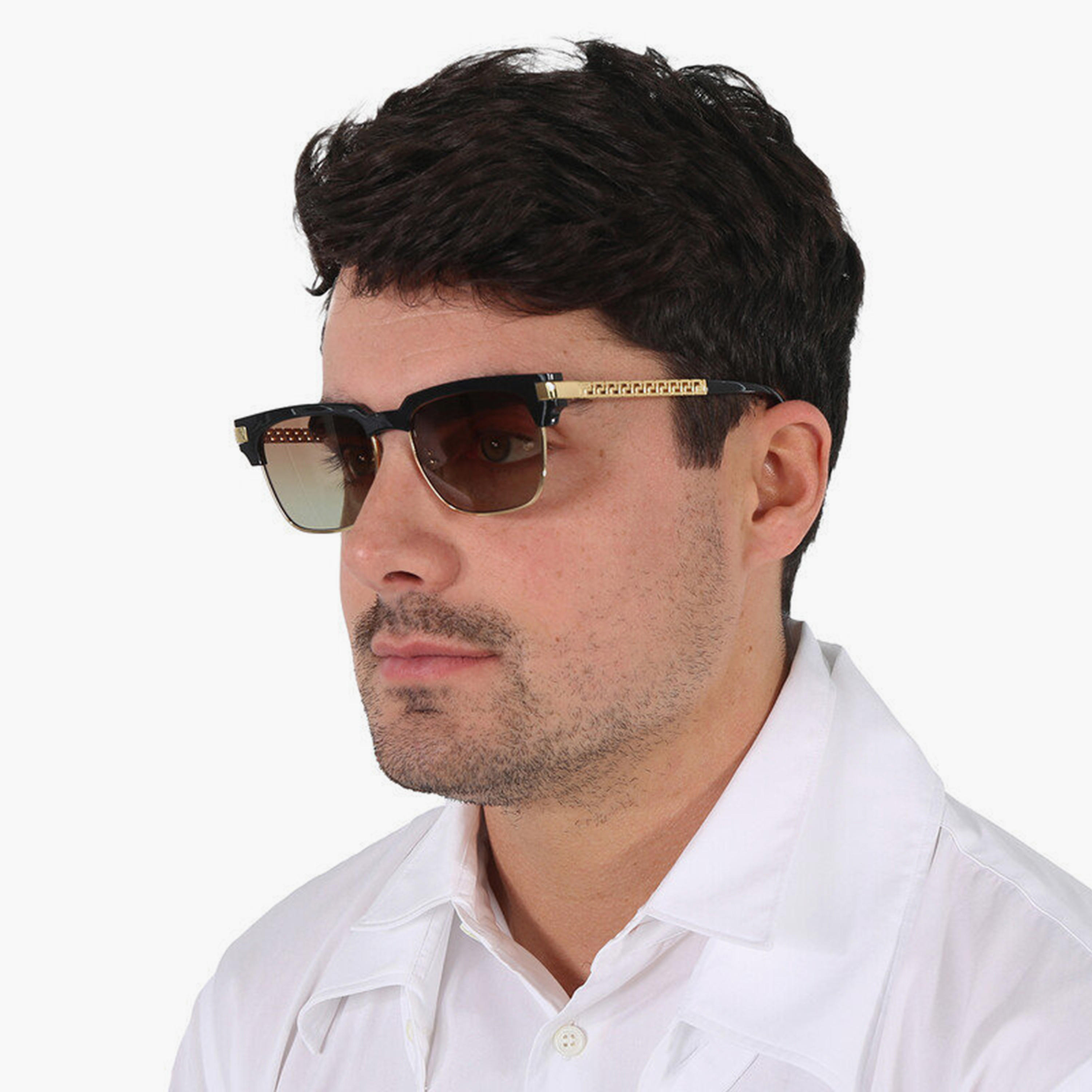 Versace Men Clubmaster Brown Sunglasses | 4447-men-sunglasses-image-5