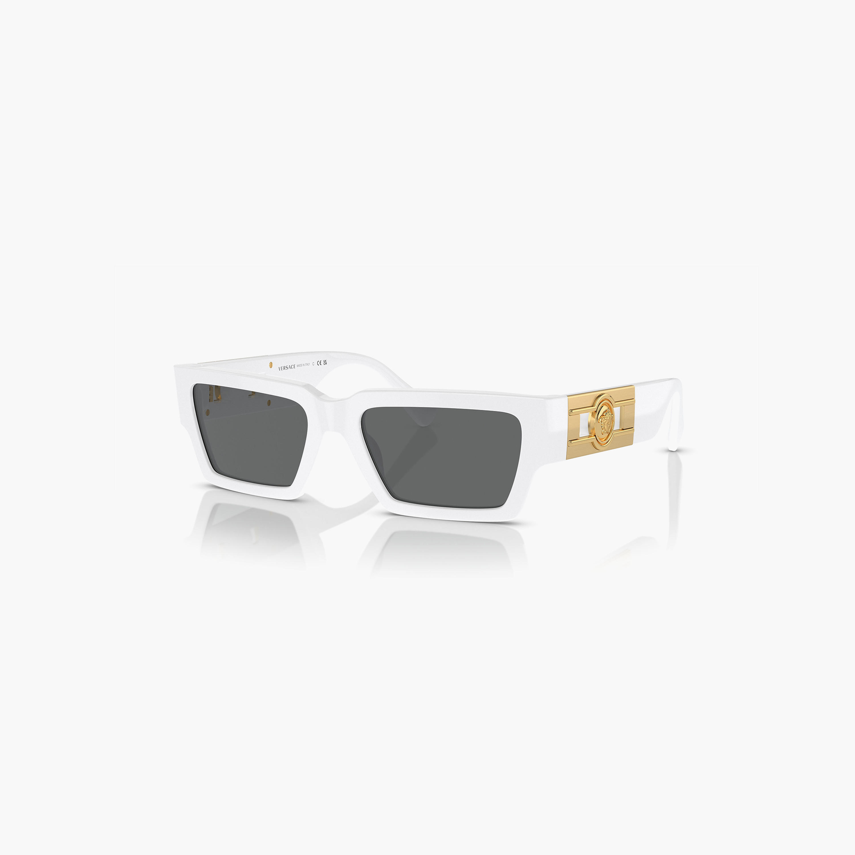 Versace Unisex Rectangle Grey Sunglasses | 4459-men-sunglasses-image-1