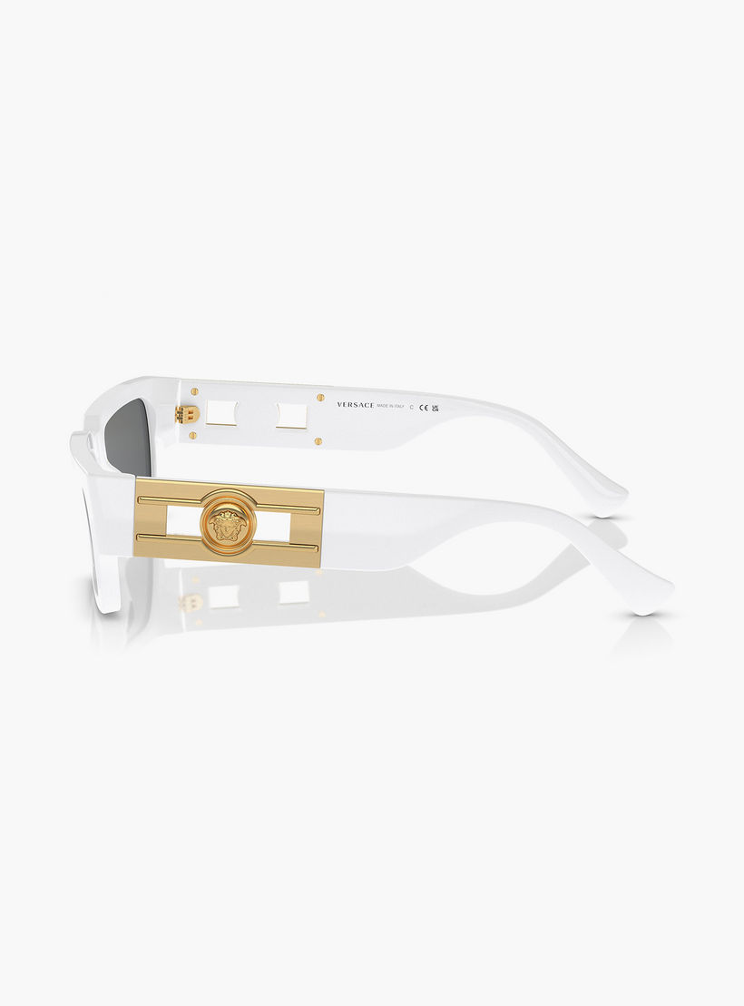 Versace Unisex Rectangle Grey Sunglasses | 4459-men-sunglasses-image-2