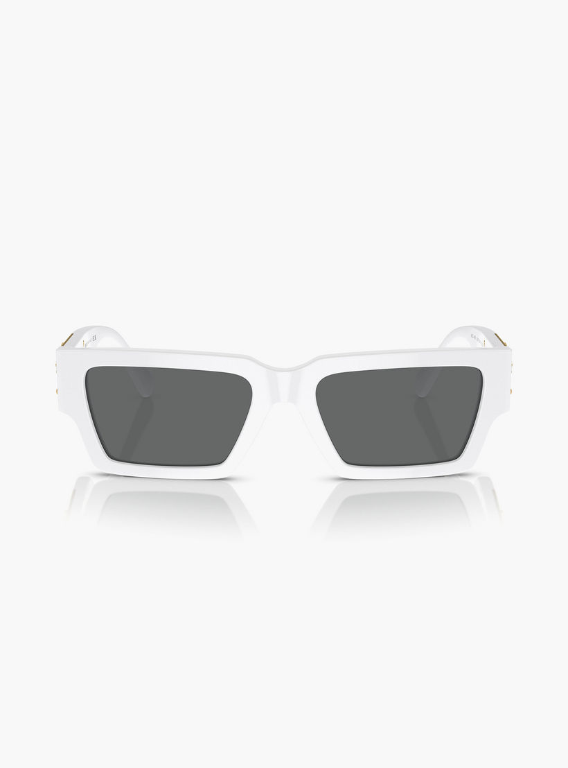 Versace Unisex Rectangle Grey Sunglasses | 4459-men-sunglasses-image-3