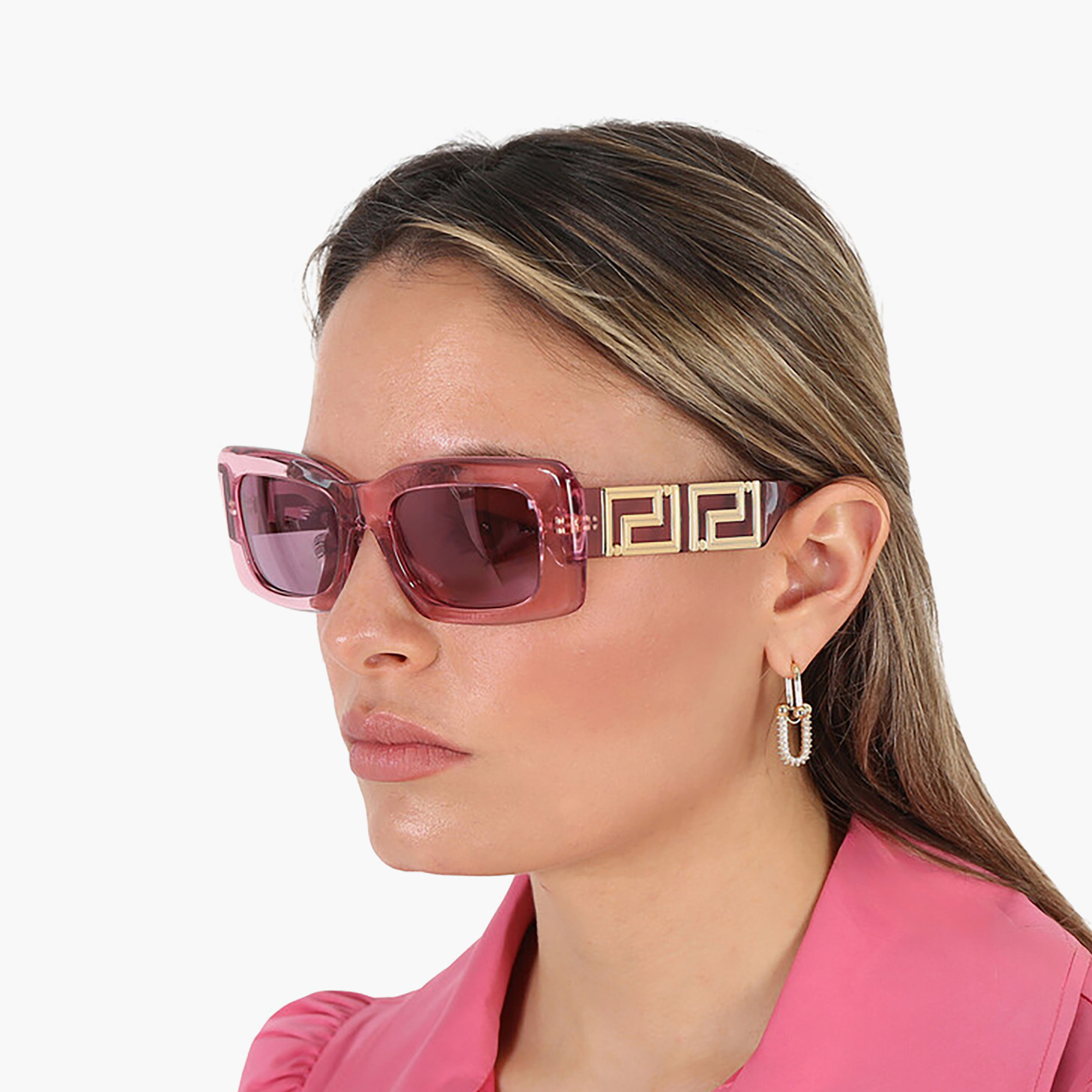 Versace Women Rectangle Purple Sunglasses | 4444U-women-sunglasses-image-5