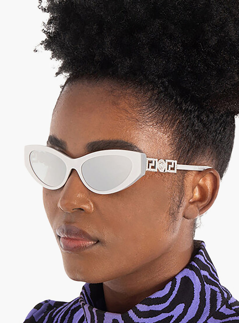 Versace Women Cat Eye White Sunglasses | 4470B-women-sunglasses-image-5