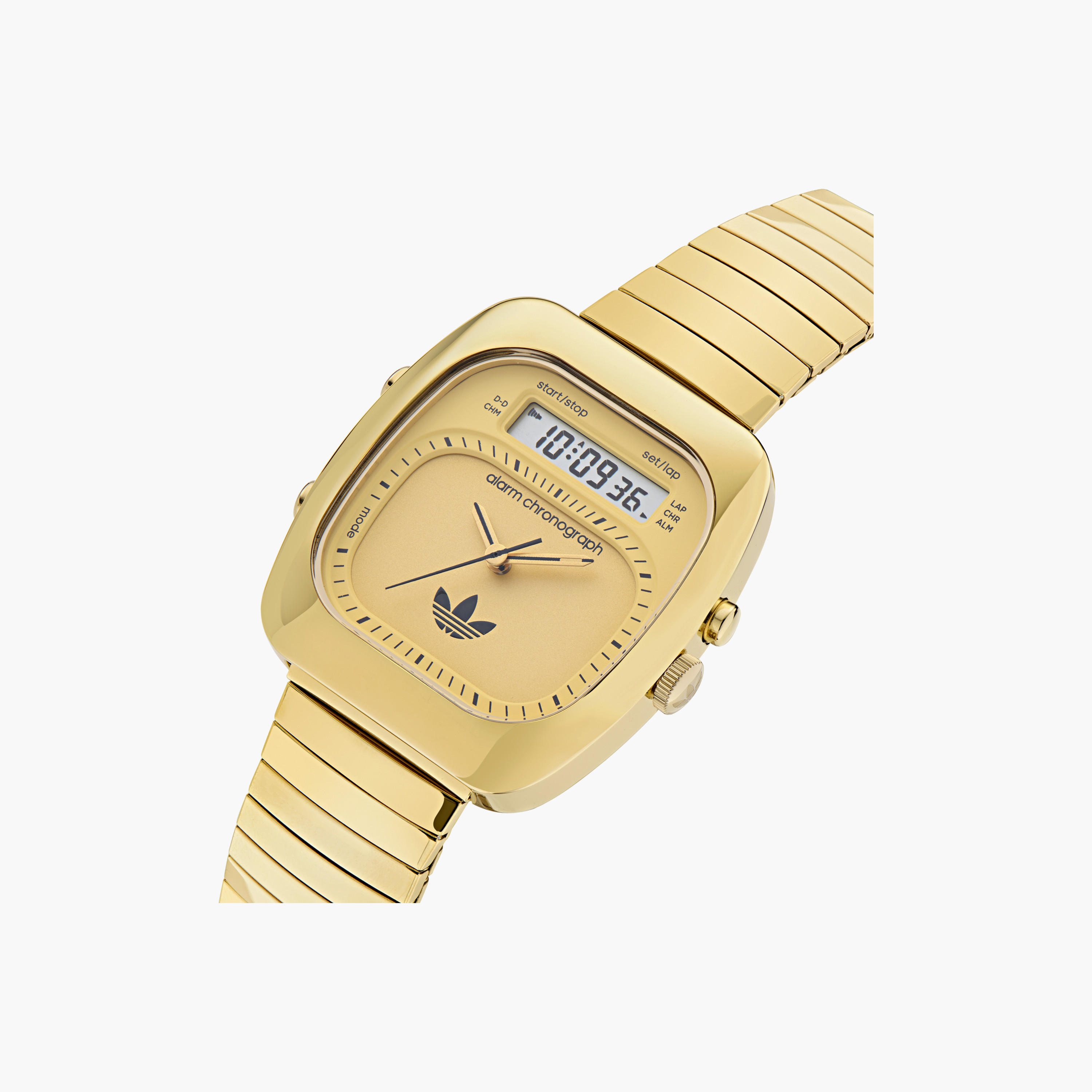 حذاء أديداس ويف ثري للجنسين، مقاس 37 مم، ذهبي رقمي | AOSY25014-men-watchesandjewellery-watches-image-2