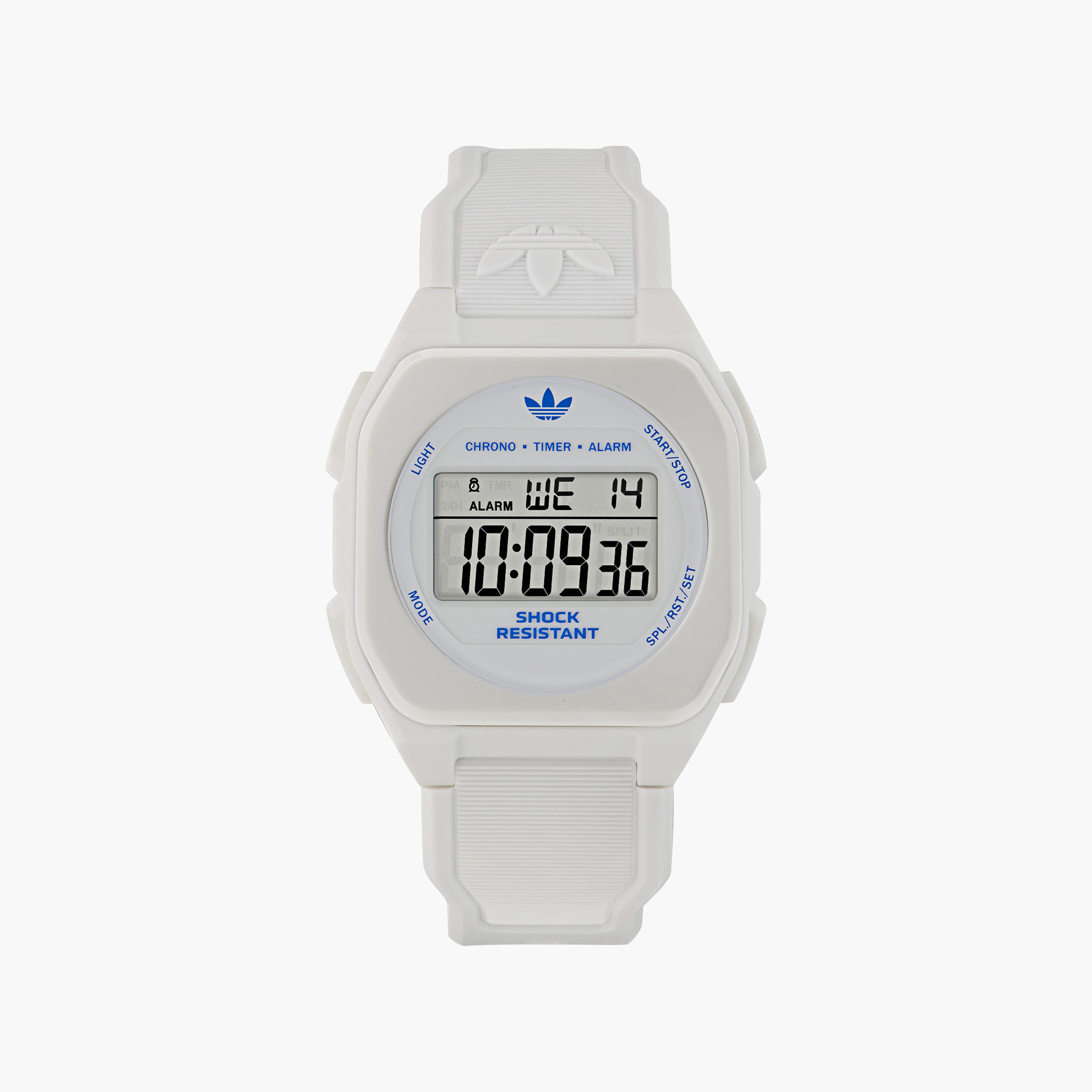 حذاء أديداس سيتي تك فور للجنسين، مقاس 42 مم، أبيض رقمي | AOST25031-men-watchesandjewellery-watches-image-1