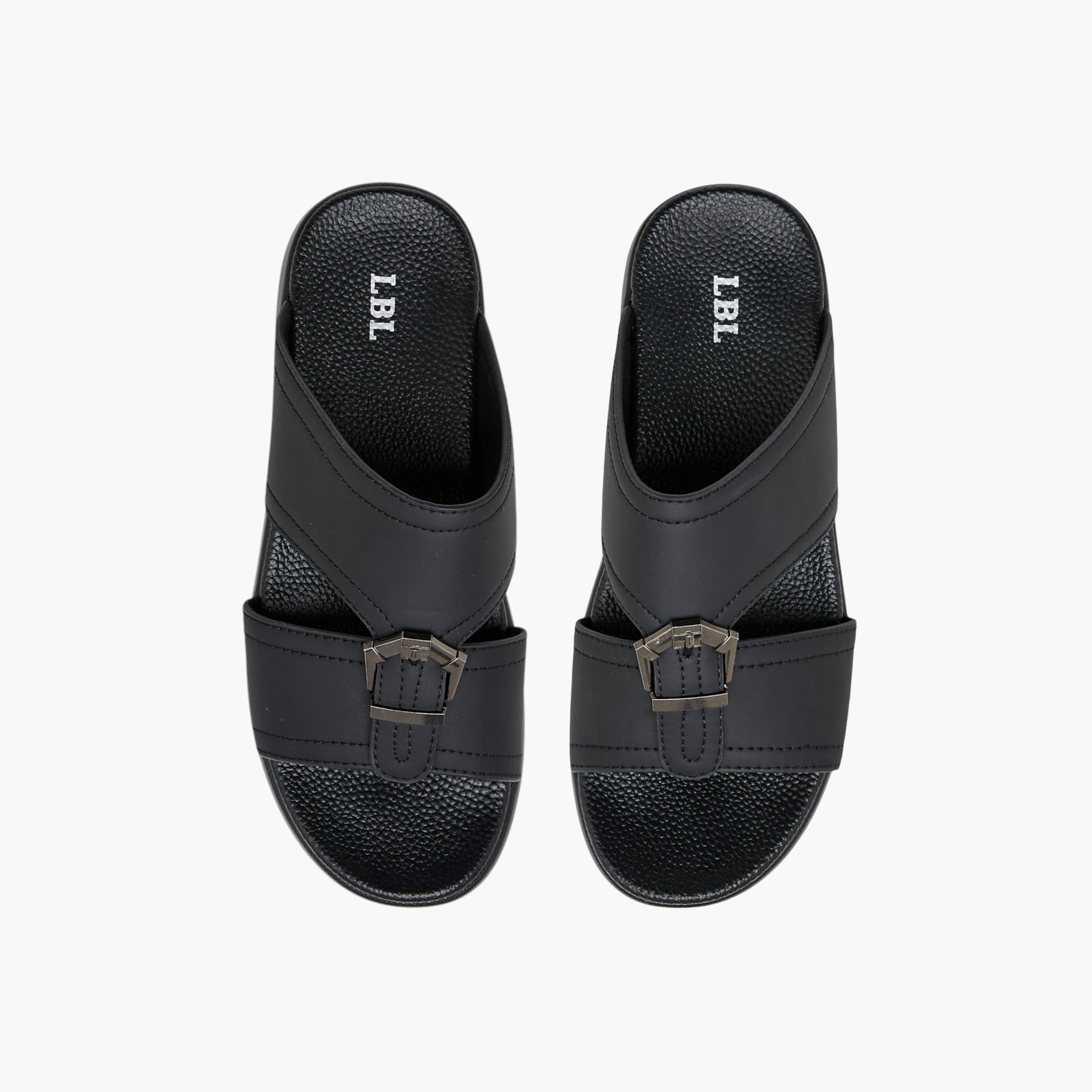 LBL by Shoexpress Buckle Detail Slip-On Comfort Sandals-men-shoes-sandals-image-1