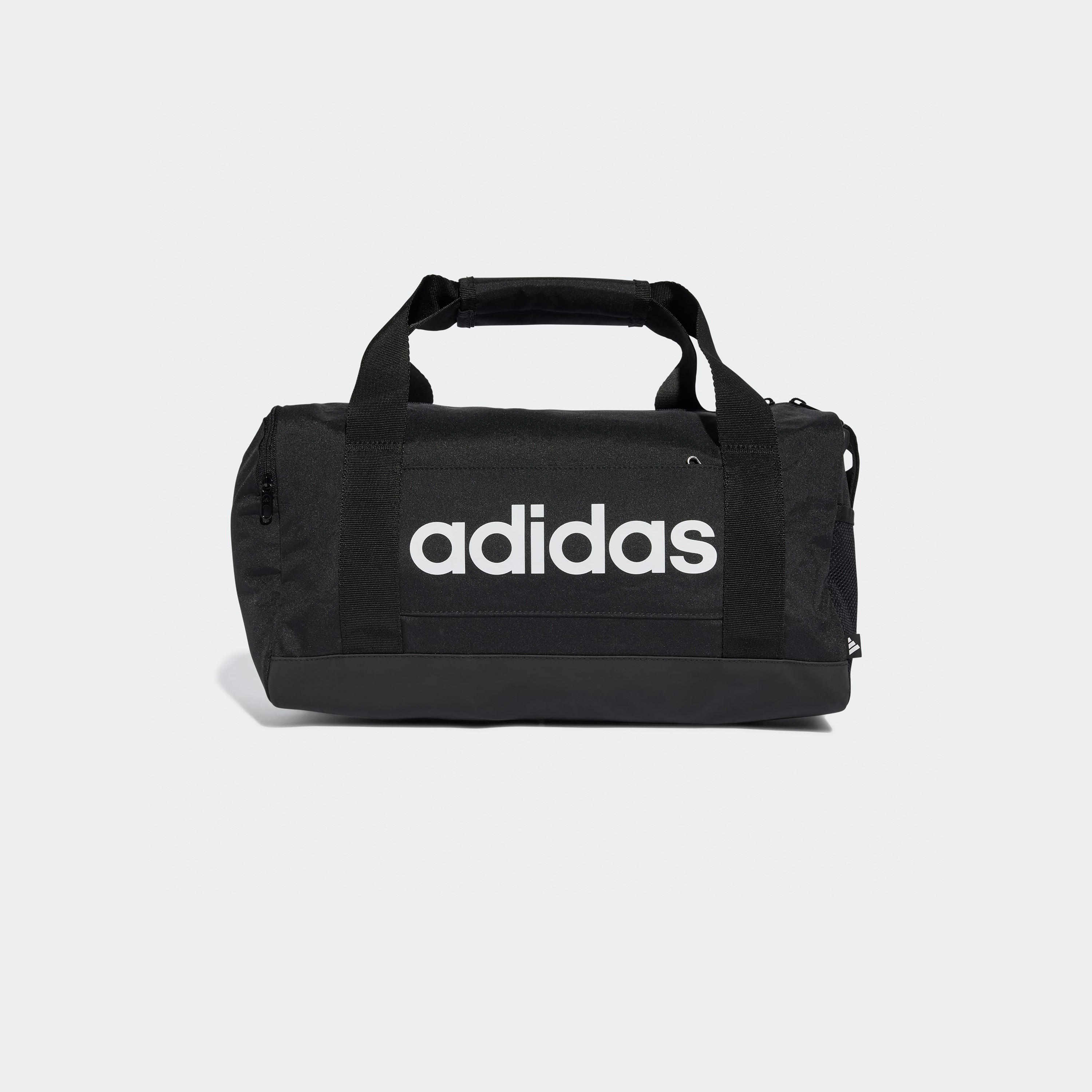 Adidas Linear Duffel Bag with Zip Closure-travel-luggagesandbags-dufflebags-image-1