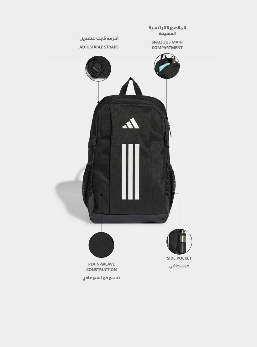 شنطة ظهر بجيب جانبي وطبعات شعار للأولاد من 8-13 سنة من أديداس - 12.5 لتر-school-bagsandbackpacks-backpacks-image-6