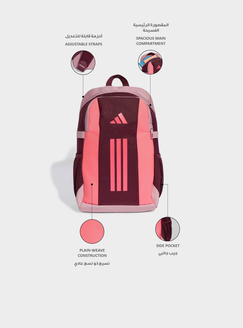 Adidas Colourblck Backpack for Girls 8-13 Years with Adjustable Shoulder Straps-school-bagsandbackpacks-backpacks-image-2