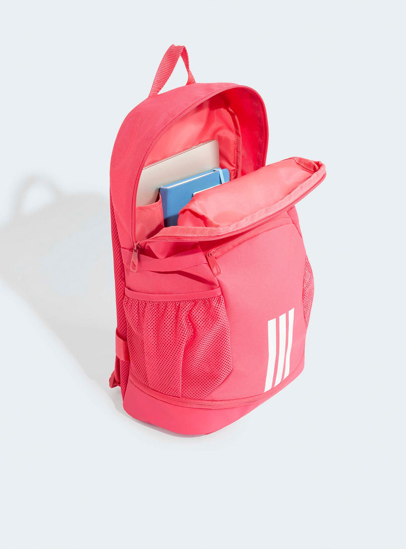 شنطة ظهر بحمالات مبطنة وطبعات شعار للبنات من 8-12 سنة من أديداس-school-bagsandbackpacks-backpacks-image-6