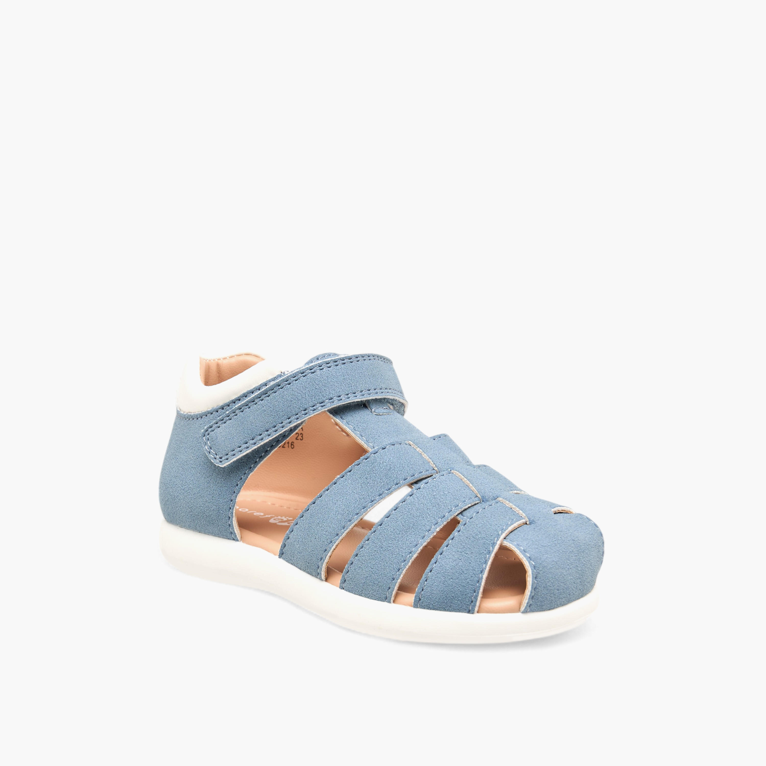 صندل فيشرمان بارز الملمس بشريط إغلاق لاصق من بيرفيت-boys-shoes-sandals-image-2