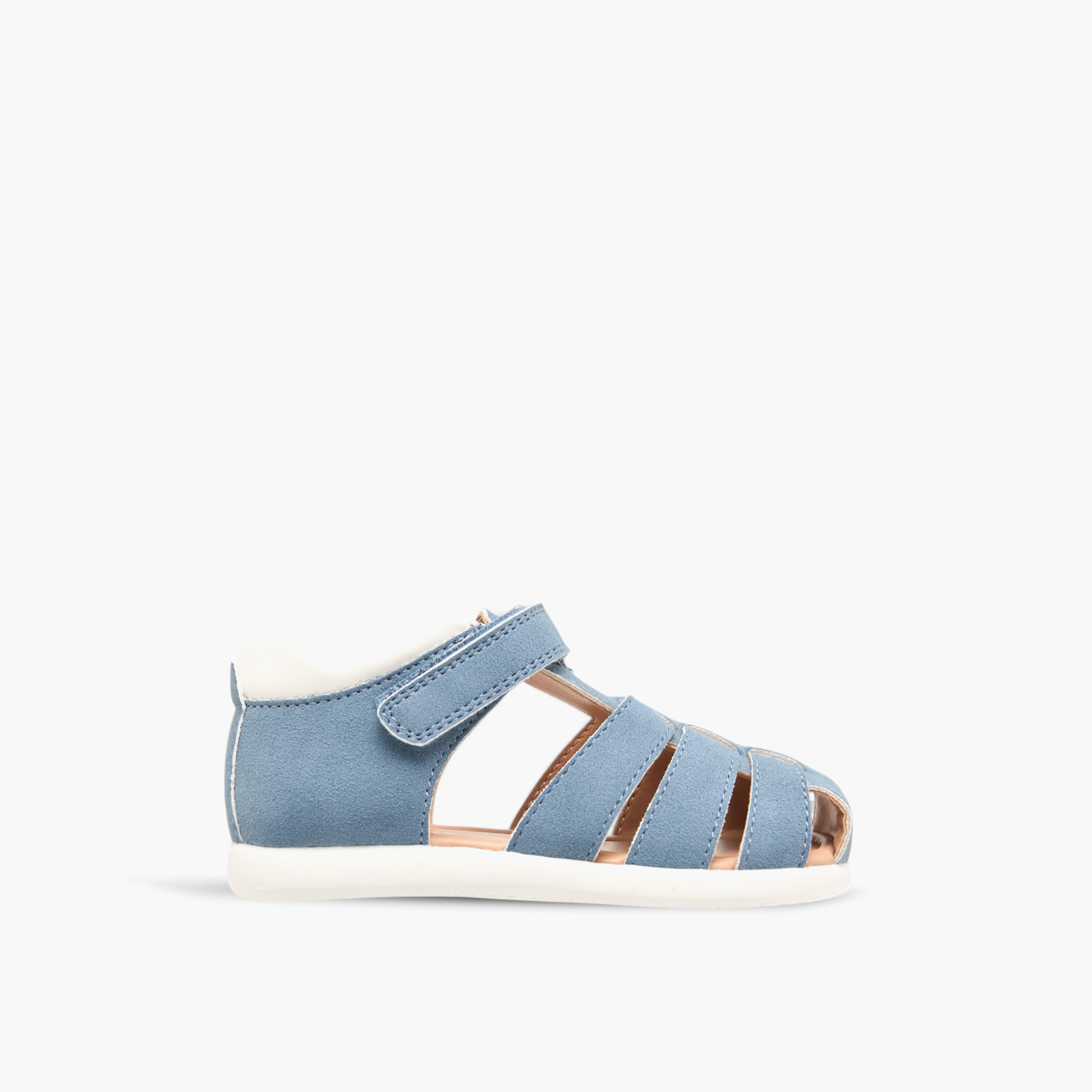 صندل فيشرمان بارز الملمس بشريط إغلاق لاصق من بيرفيت-boys-shoes-sandals-image-3
