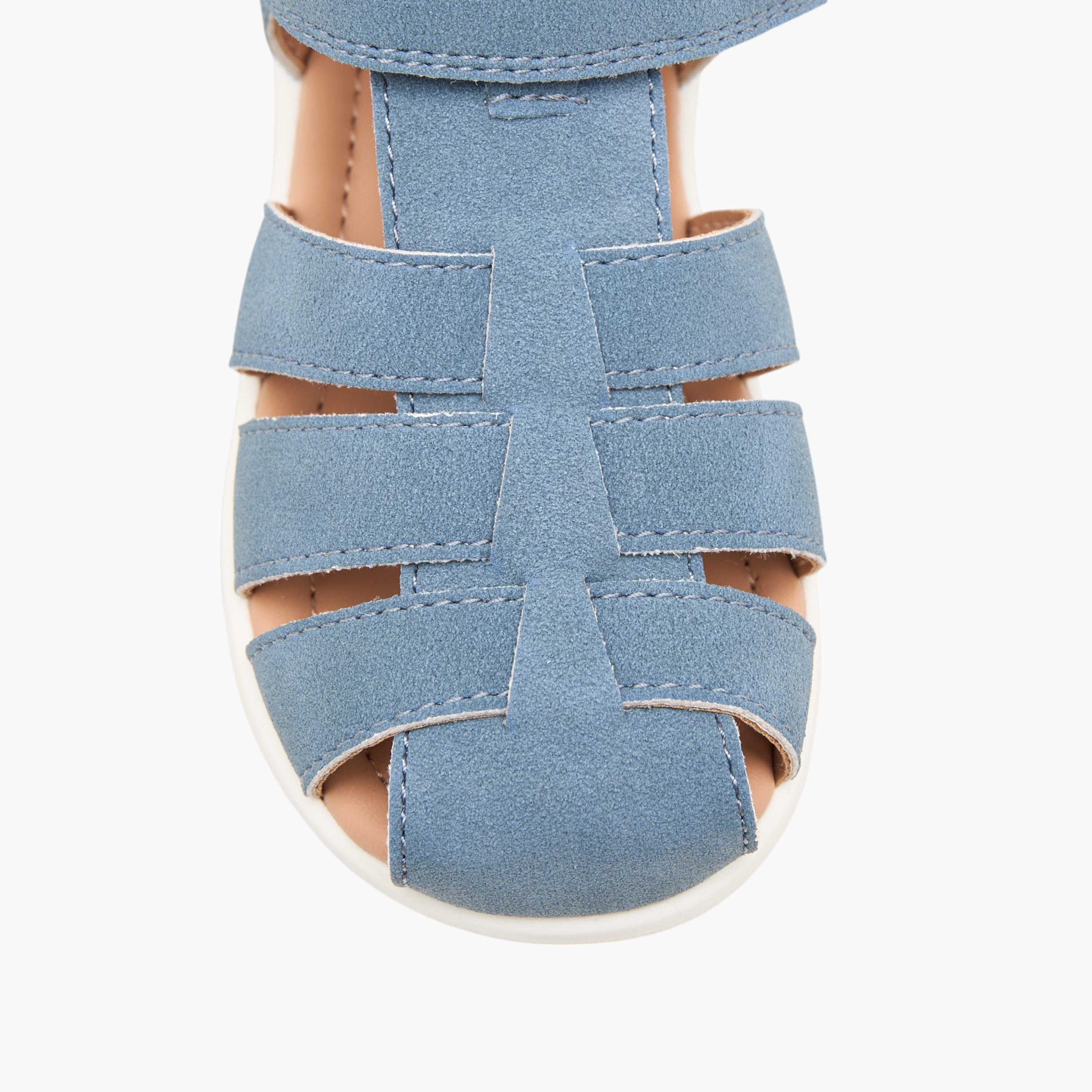صندل فيشرمان بارز الملمس بشريط إغلاق لاصق من بيرفيت-boys-shoes-sandals-image-4