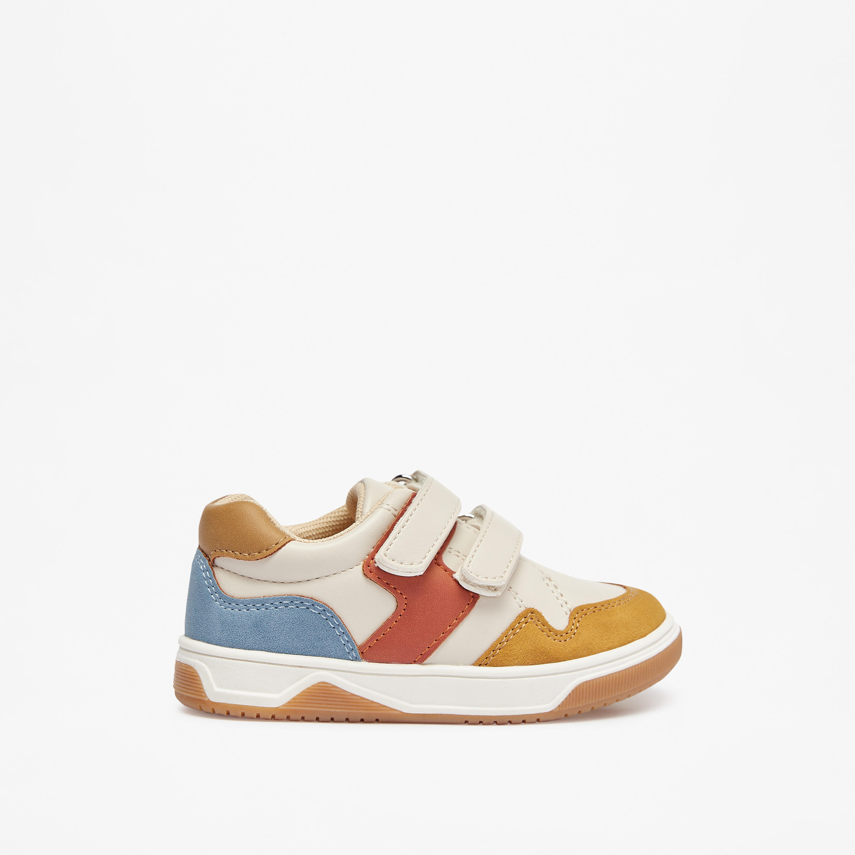 حذاء سنيكرز بقوالب ملوّنة وشريط إغلاق لاصق من بيرفيت-boys-shoes-sneakers-image-3