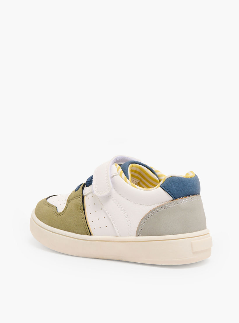 Barefeet Boys Panelled Hook & Loop Sneakers-boys-shoes-sneakers-image-4