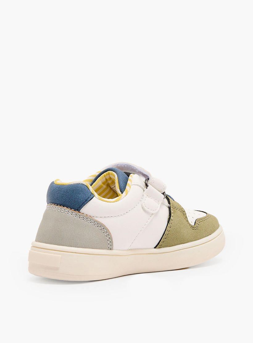 Barefeet Boys Panelled Hook & Loop Sneakers-boys-shoes-sneakers-image-5