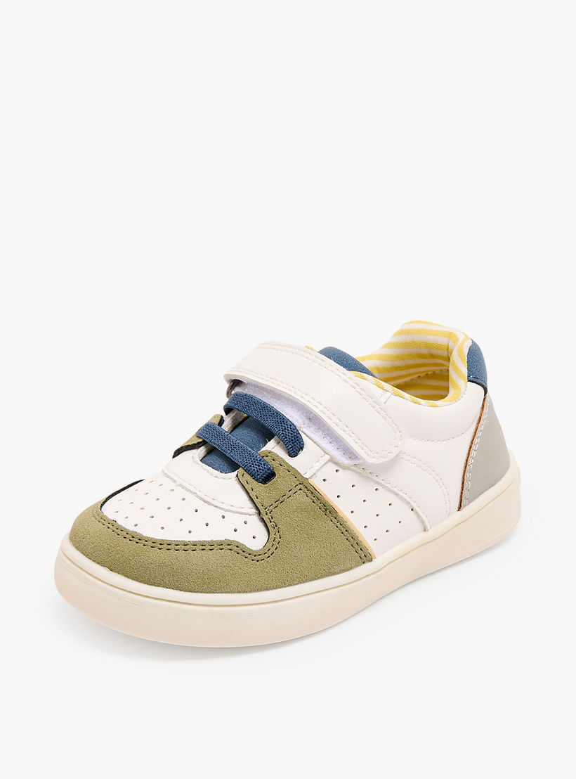 Barefeet Boys Panelled Hook & Loop Sneakers-boys-shoes-sneakers-image-6