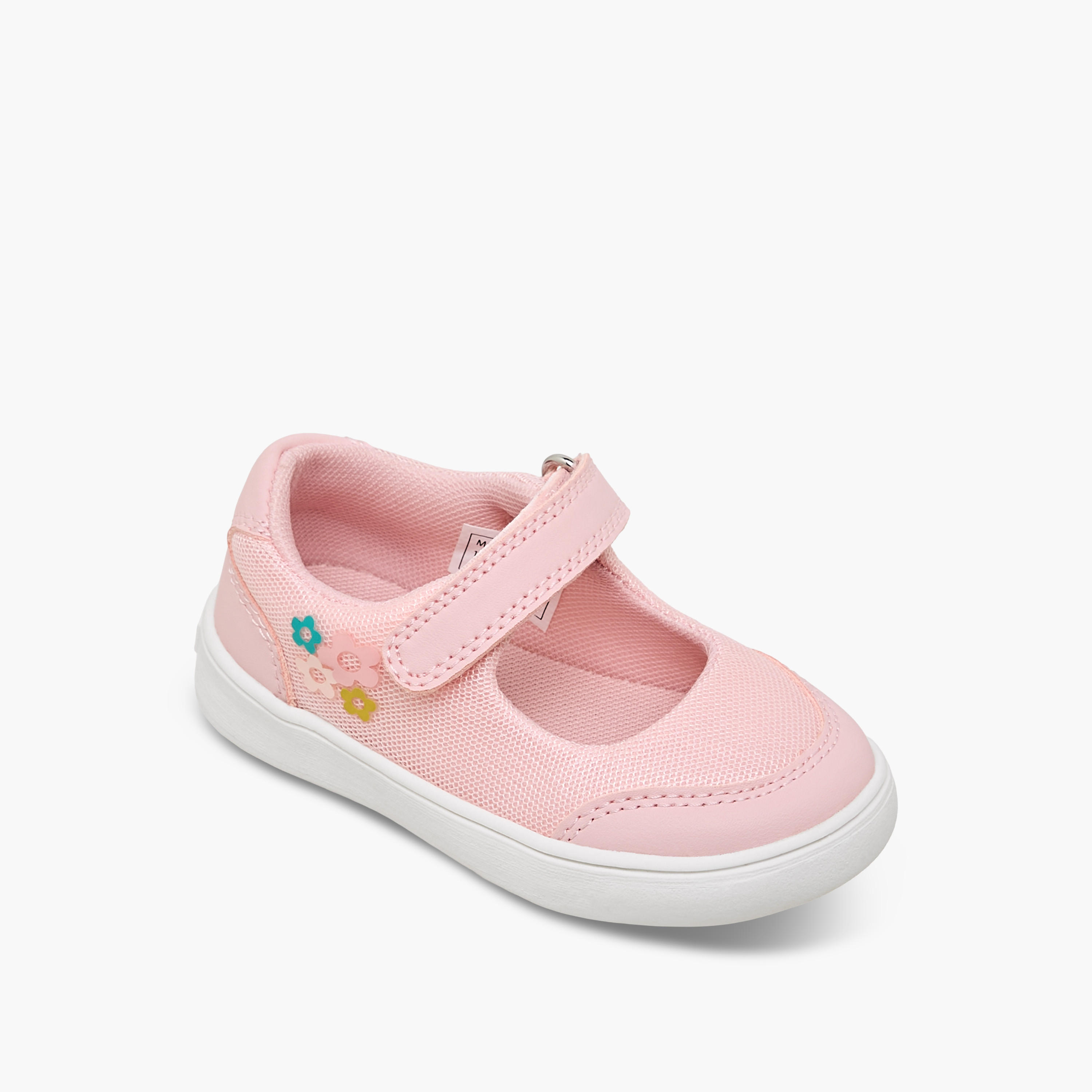 Barefeet Girls Hook & Loop Mary Jane Shoes-girls-shoes-maryjanes-image-2