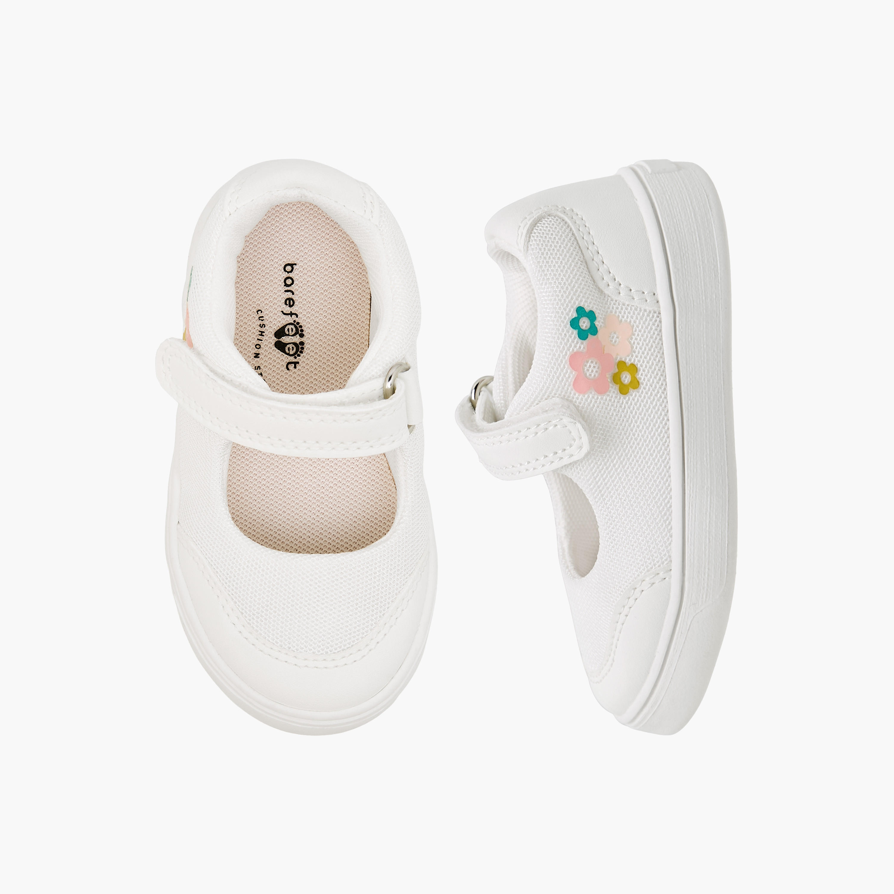 Barefeet Girls Hook & Loop Mary Jane Shoes-girls-shoes-maryjanes-image-1