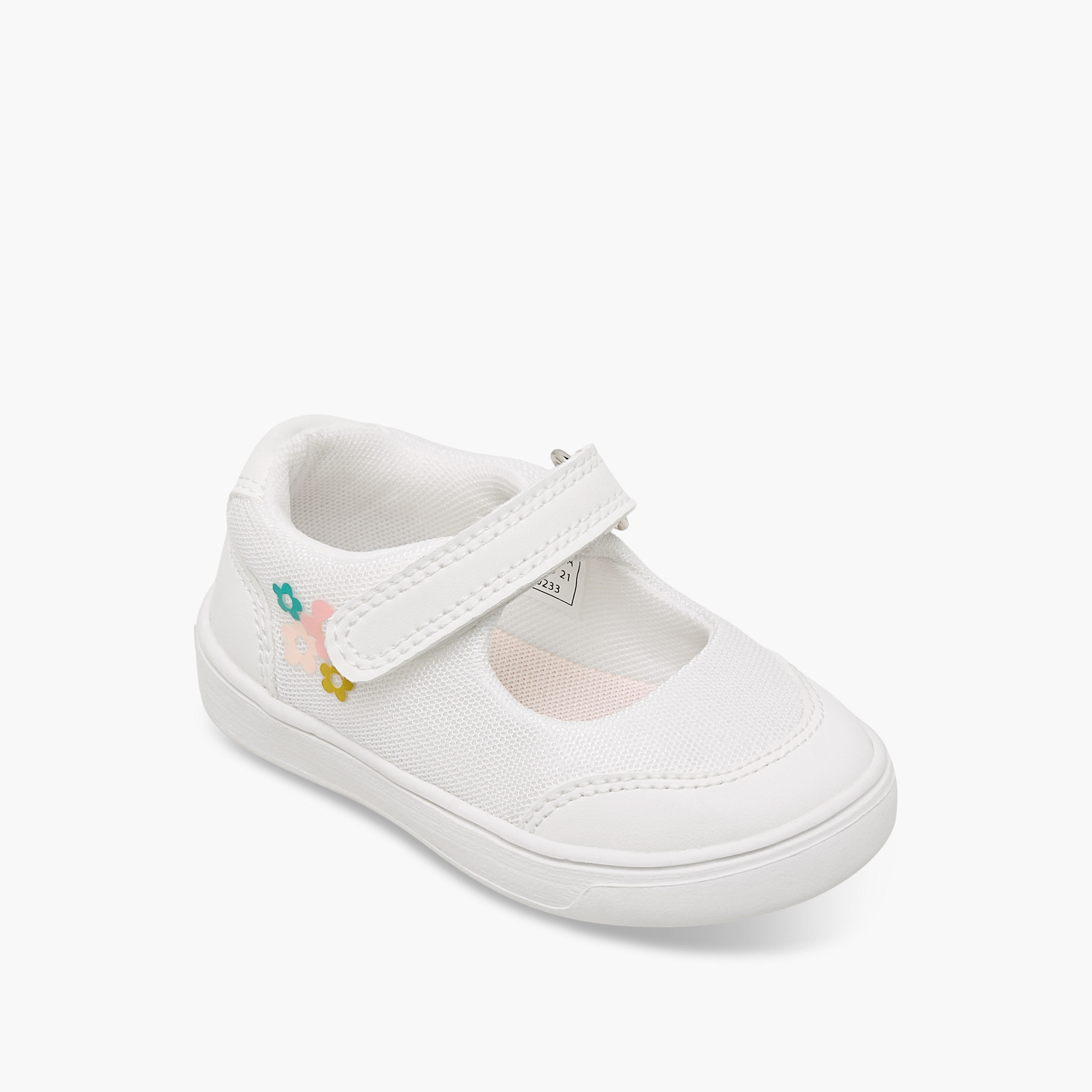 Barefeet Girls Hook & Loop Mary Jane Shoes-girls-shoes-maryjanes-image-2