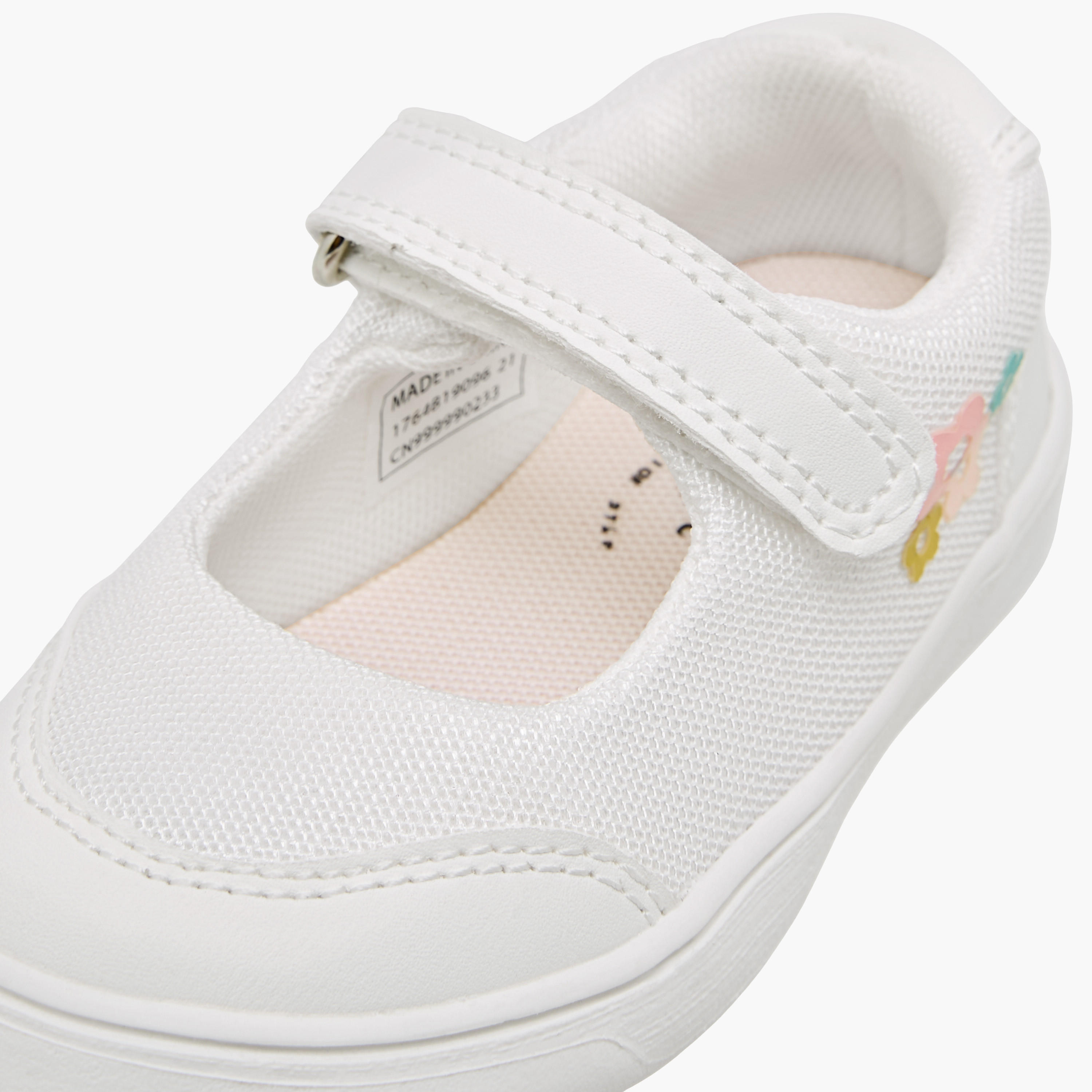 Barefeet Girls Hook & Loop Mary Jane Shoes-girls-shoes-maryjanes-image-4