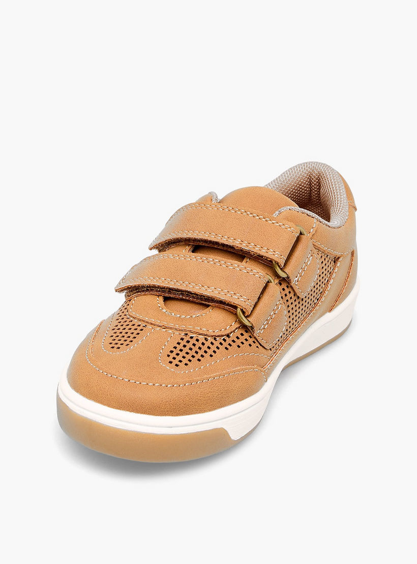 Juniors Boys Hook & Loop Ankle Sneakers-boys-shoes-sneakers-image-4