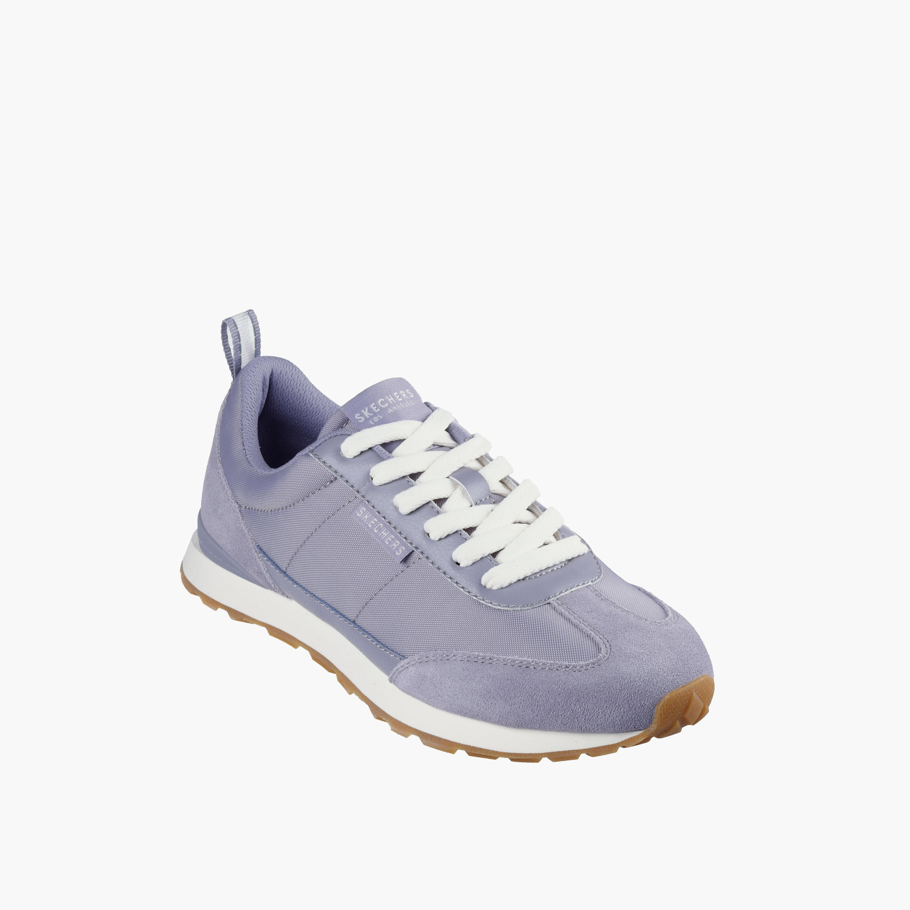 Skechers Women Lace-Up Leather Ankle Sneakers-women-shoes-sneakers-image-1