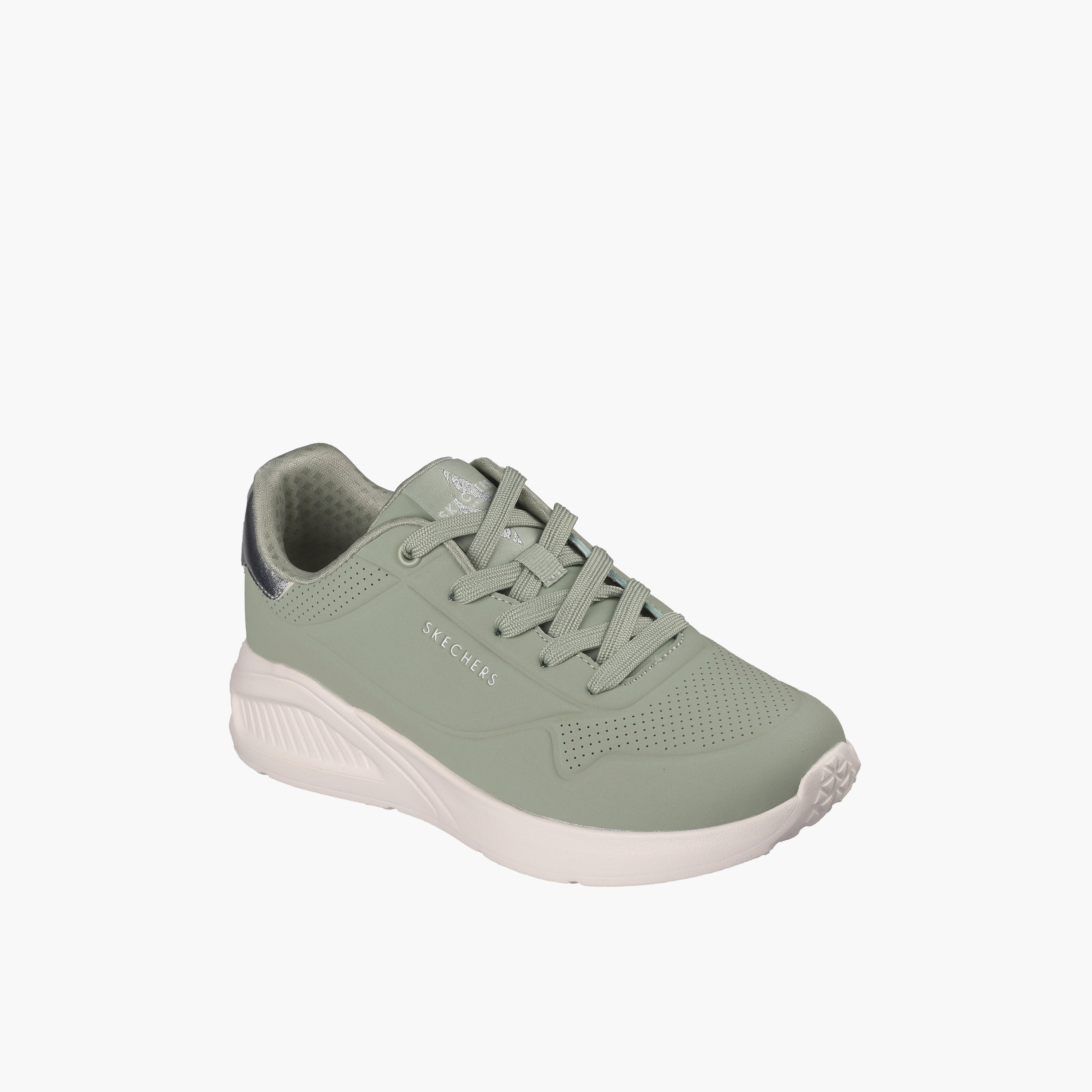 Skechers Women UNO LITE Lace-Up Ankle Sneakers-women-shoes-sneakers-image-1