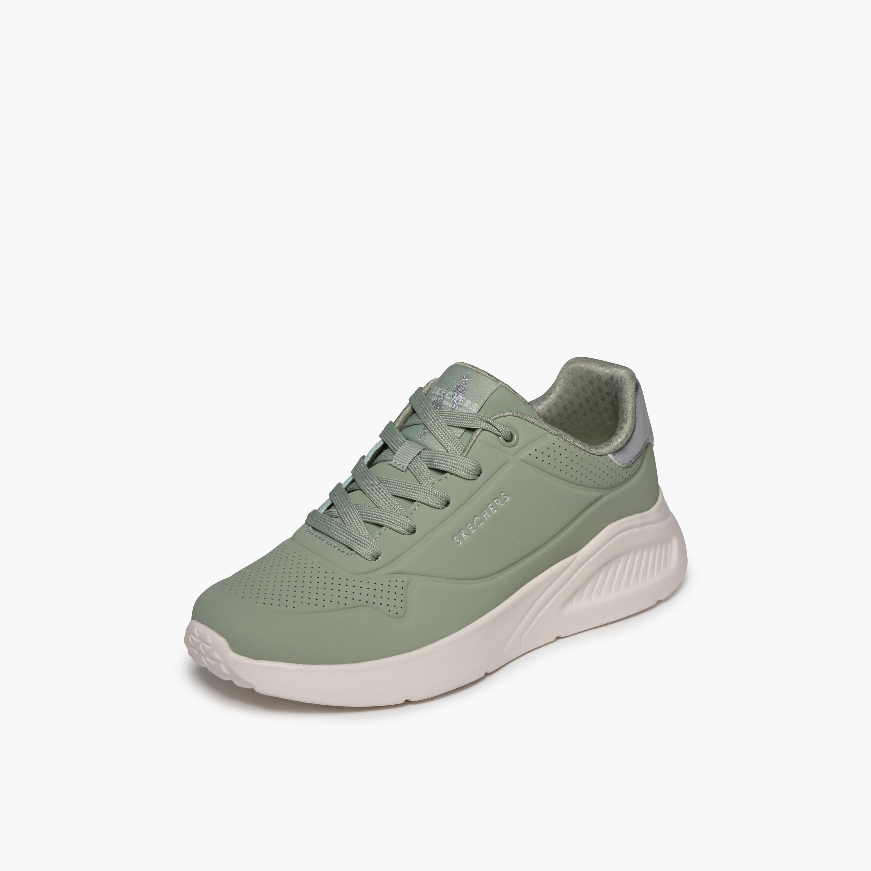 Skechers Women UNO LITE Lace-Up Ankle Sneakers-women-shoes-sneakers-image-4