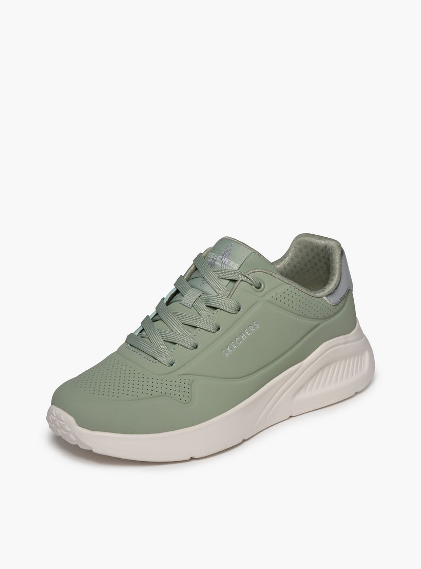 Skechers Women UNO LITE Lace-Up Ankle Sneakers-women-shoes-sneakers-image-4