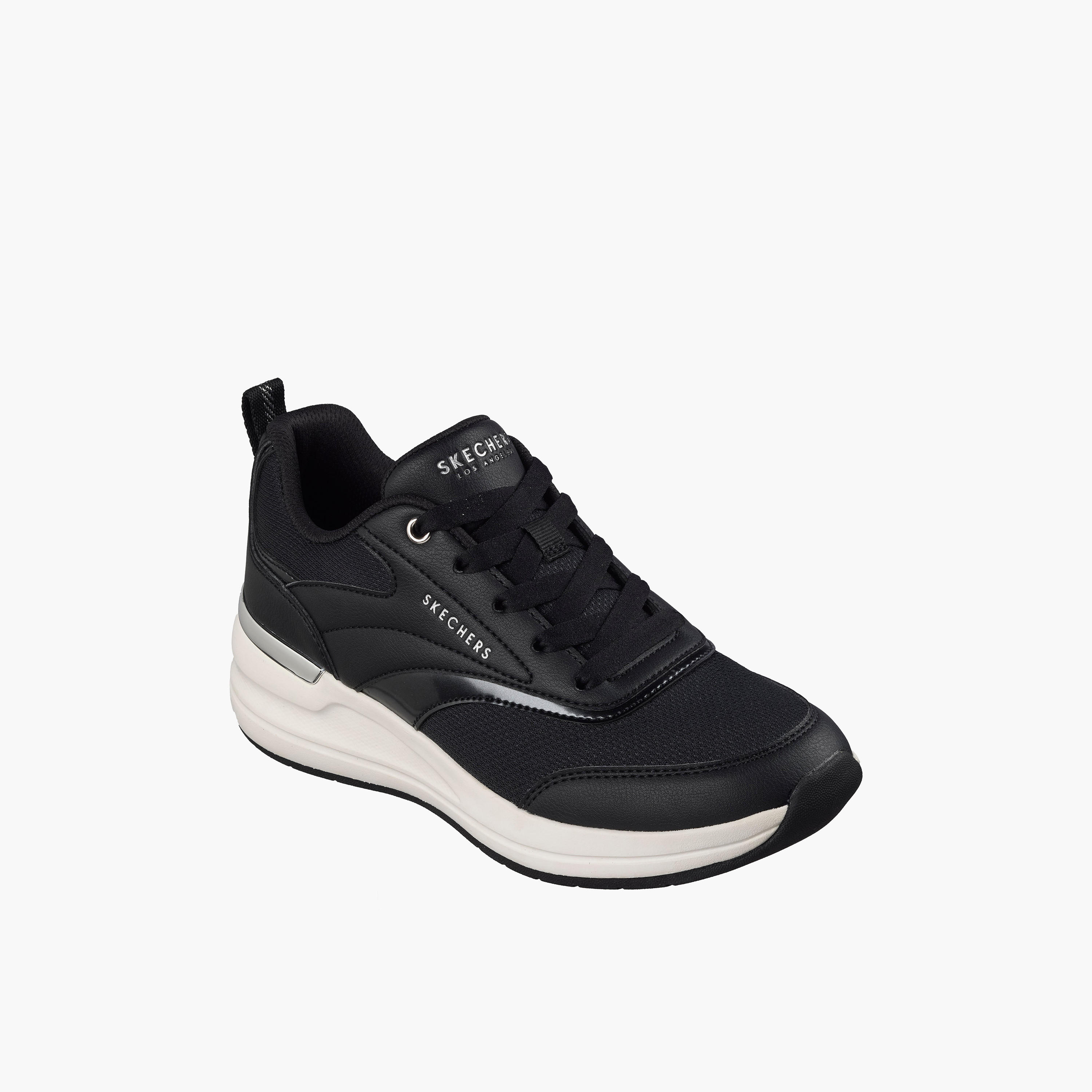 Skechers Women BILLION 2 Lace-Up Ankle Sneakers-women-shoes-sneakers-image-1