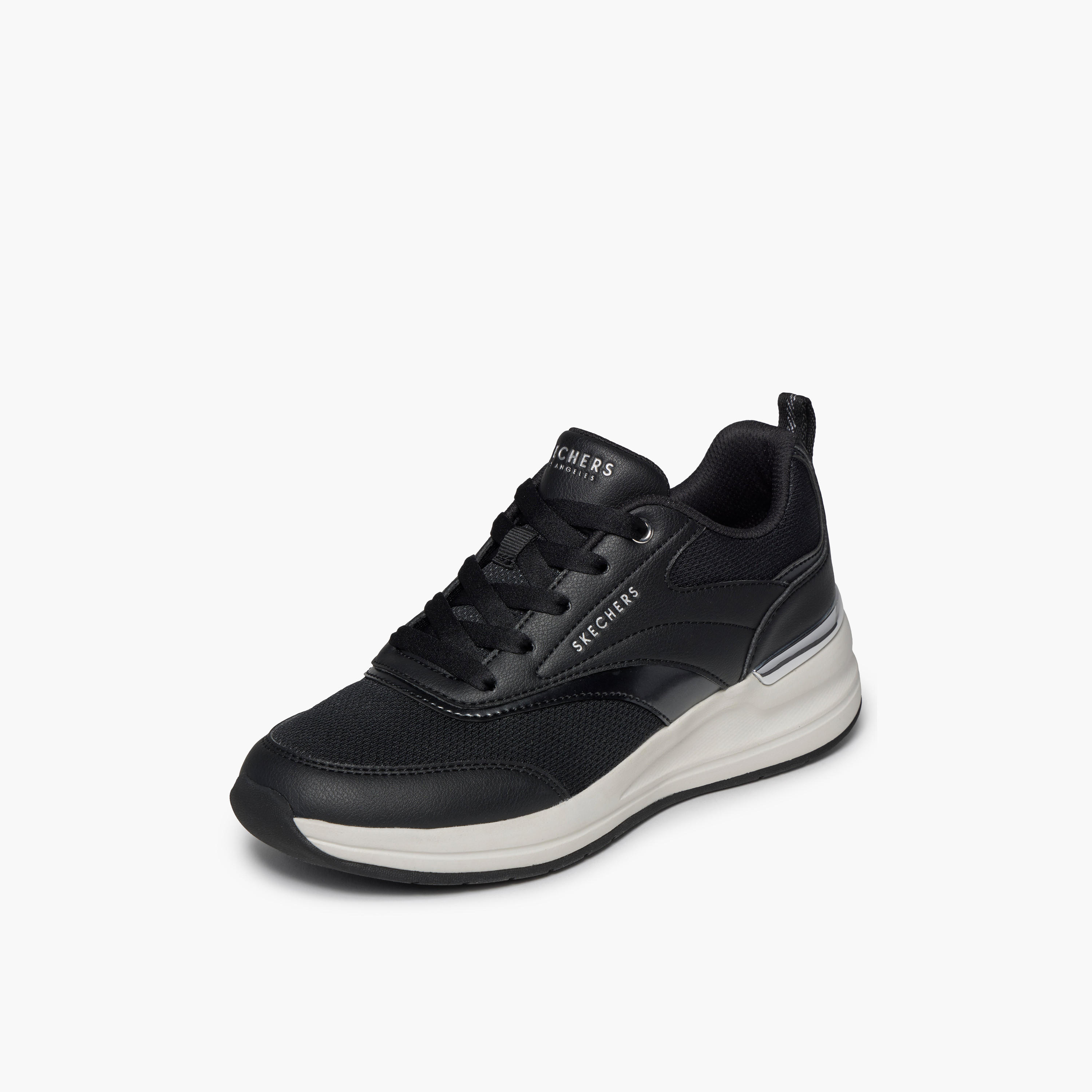 Skechers Women BILLION 2 Lace-Up Ankle Sneakers-women-shoes-sneakers-image-4