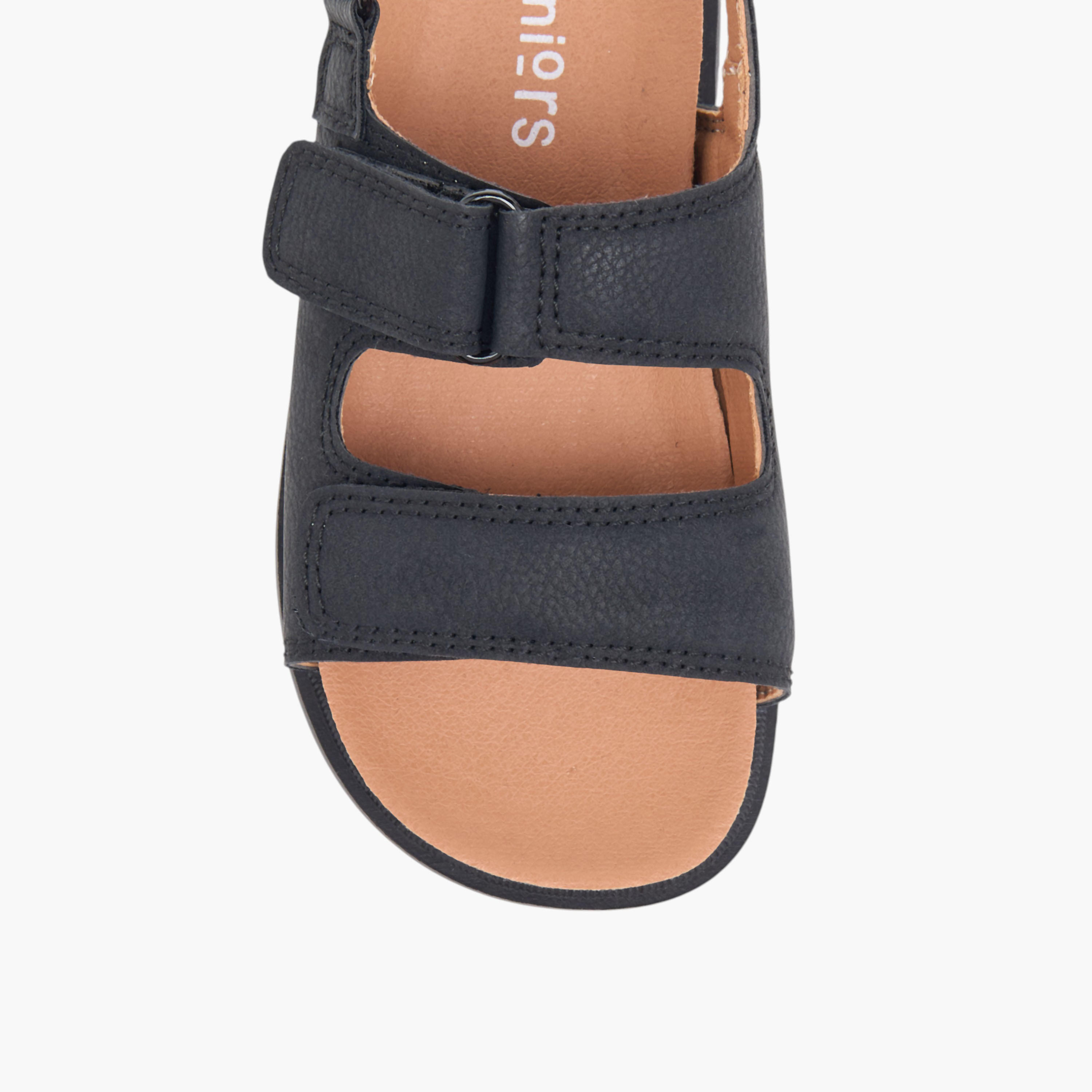 صندل سادة بشريط إغلاق لاصق من جونيورز-boys-shoes-sandals-image-3