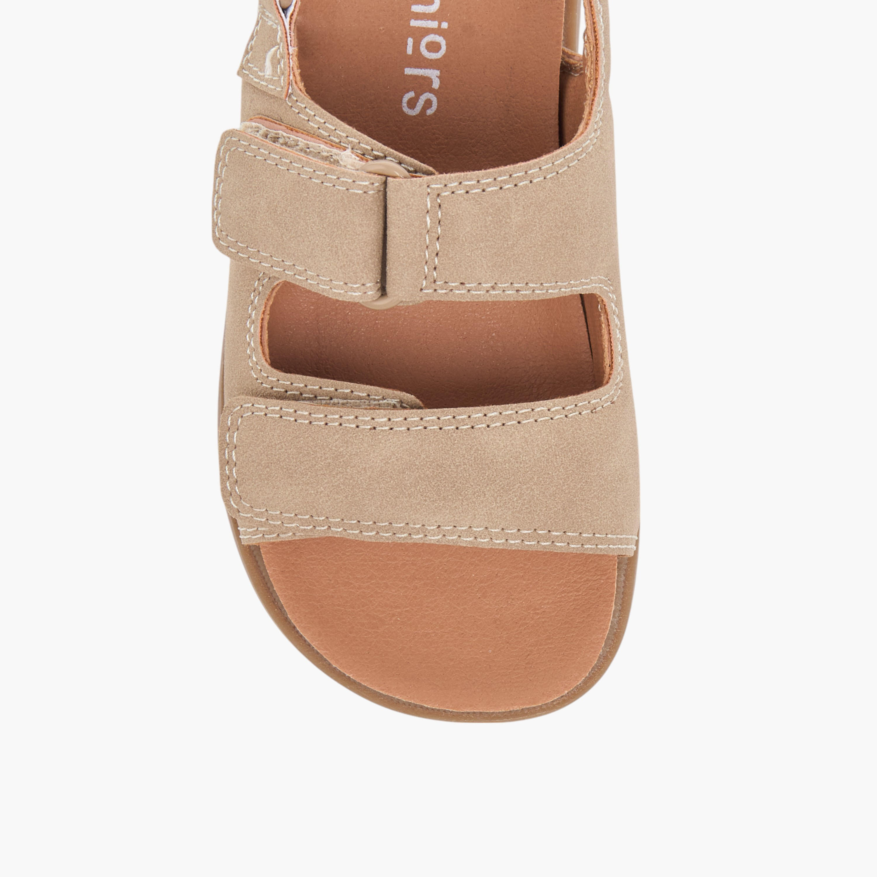 صندل سادة بشريط إغلاق لاصق من جونيورز-boys-shoes-sandals-image-3