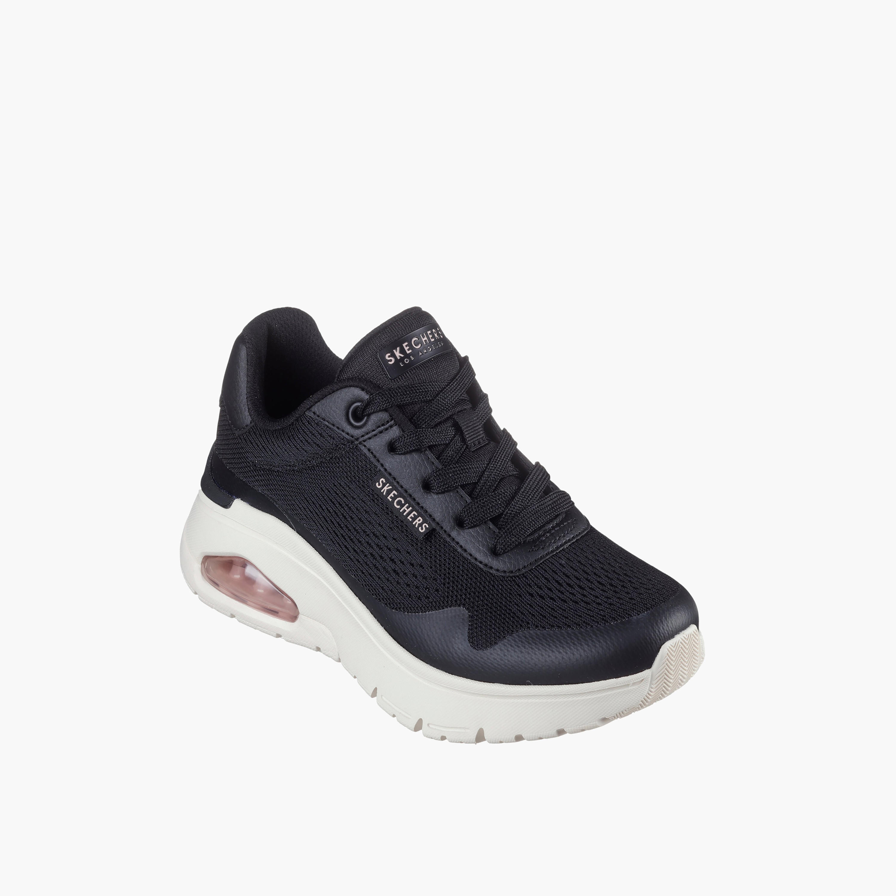 Skechers Women UNO FLEX Lace-Up Ankle Sneakers-women-shoes-sneakers-image-1